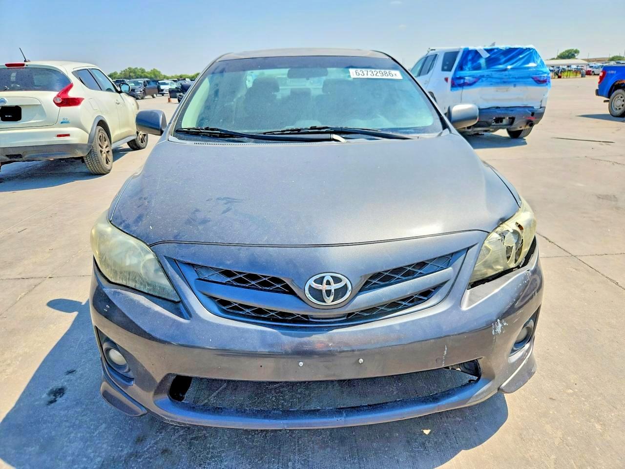 2013 Toyota Corolla S Gray vin: 5YFBU4EE7DP110905