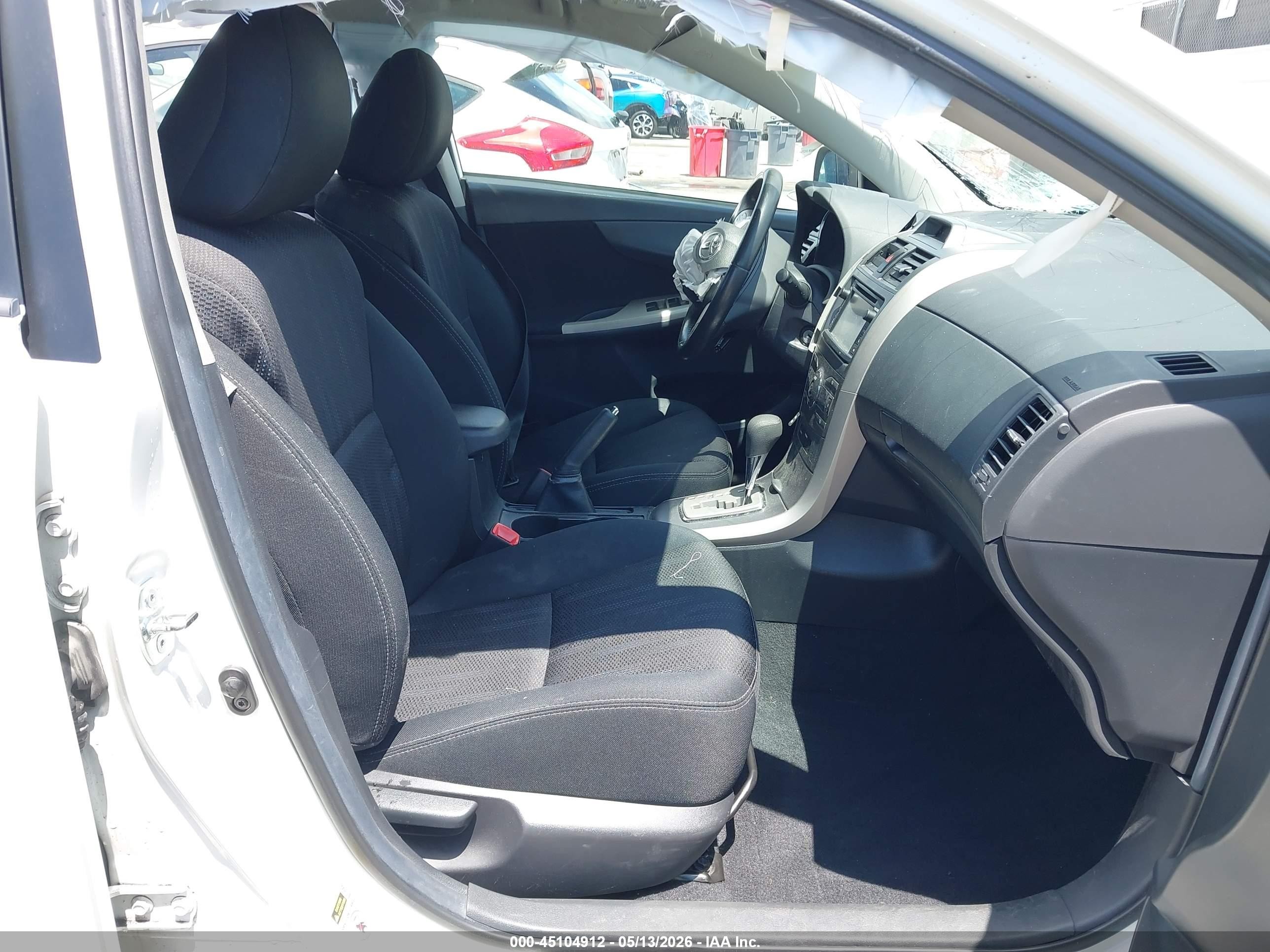 2013 Toyota Corolla S White vin: 5YFBU4EE7DP115702