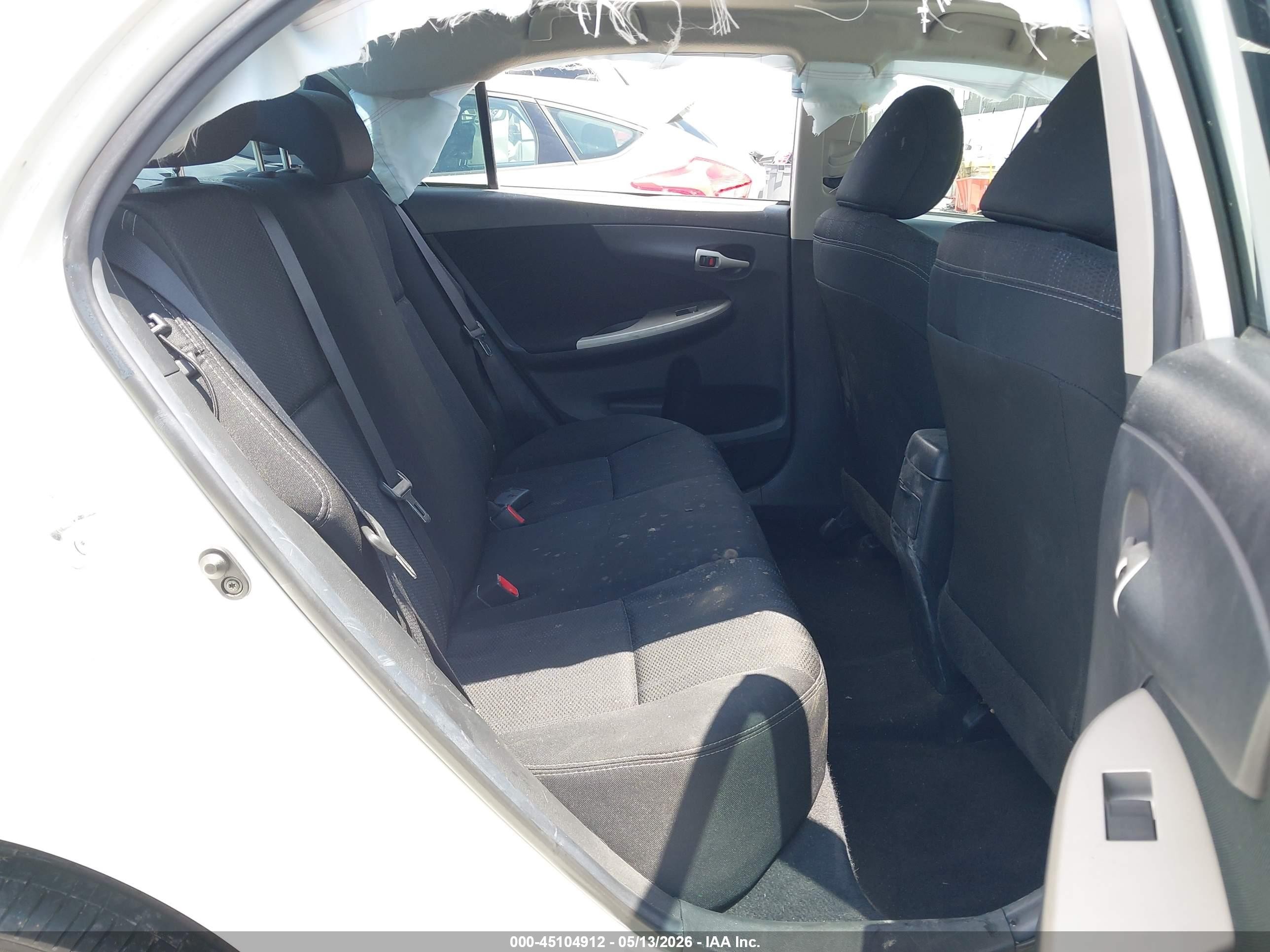 2013 Toyota Corolla S White vin: 5YFBU4EE7DP115702