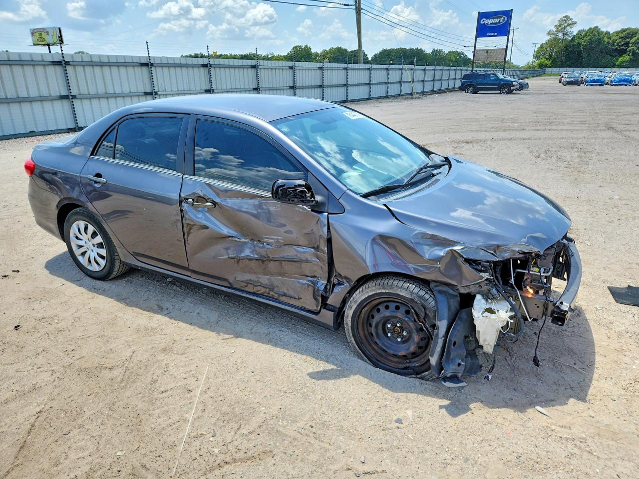2013 Toyota Corolla Le Gray vin: 5YFBU4EE7DP118843