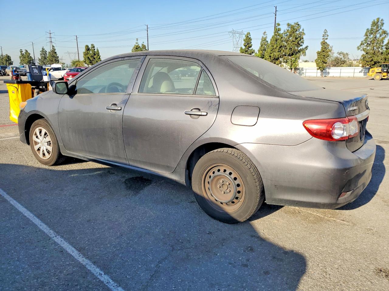 2013 Toyota Corolla L Gray vin: 5YFBU4EE7DP136565