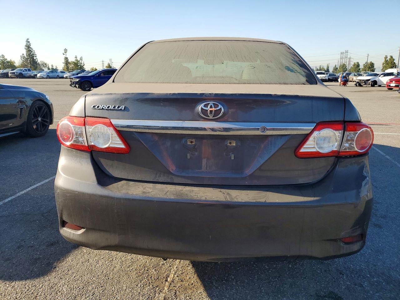 2013 Toyota Corolla L Gray vin: 5YFBU4EE7DP136565