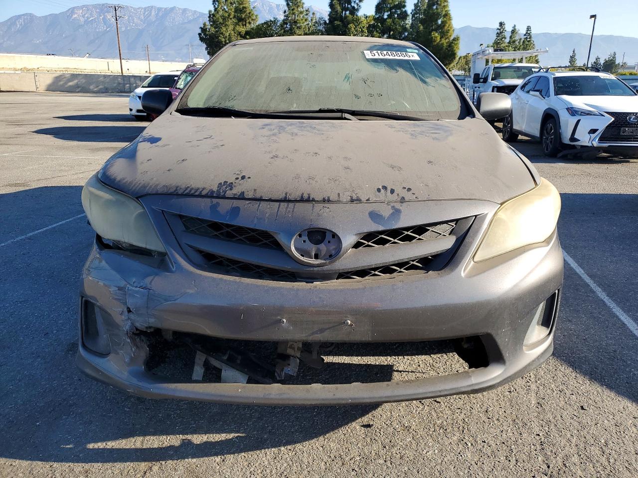2013 Toyota Corolla L Gray vin: 5YFBU4EE7DP136565