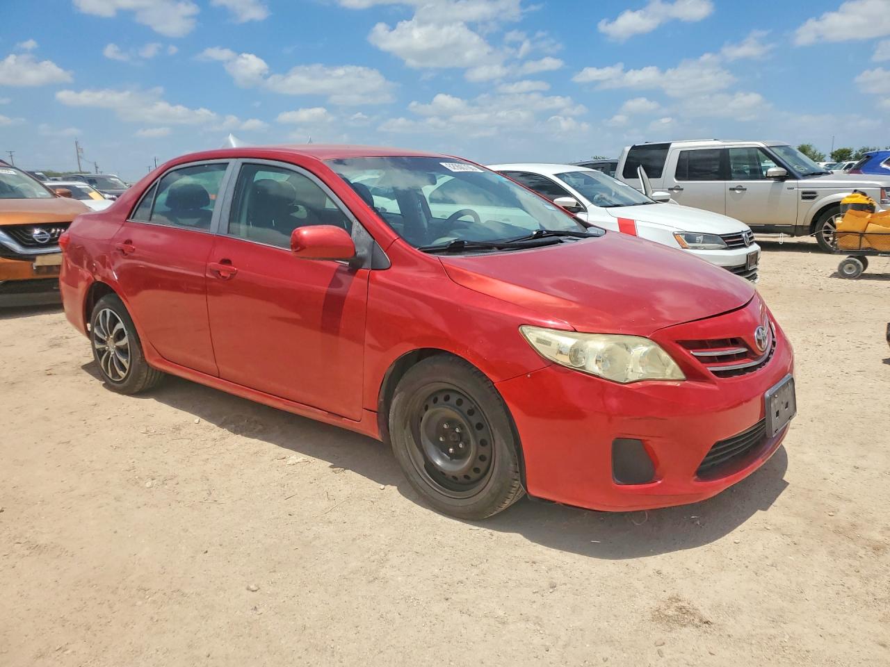2013 Toyota Corolla Le Red vin: 5YFBU4EE7DP149140
