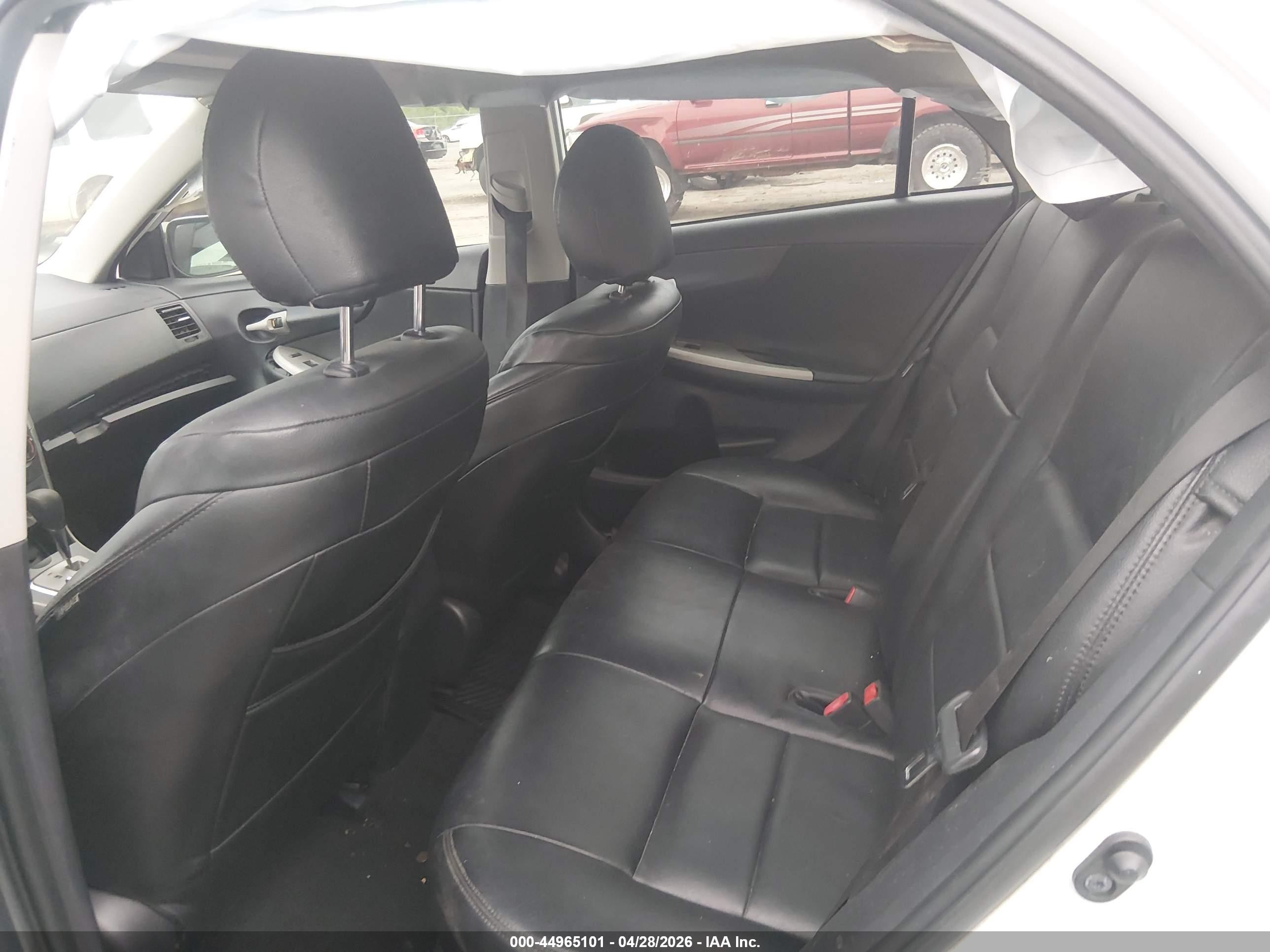2013 Toyota Corolla S/le White vin: 5YFBU4EE7DP155360
