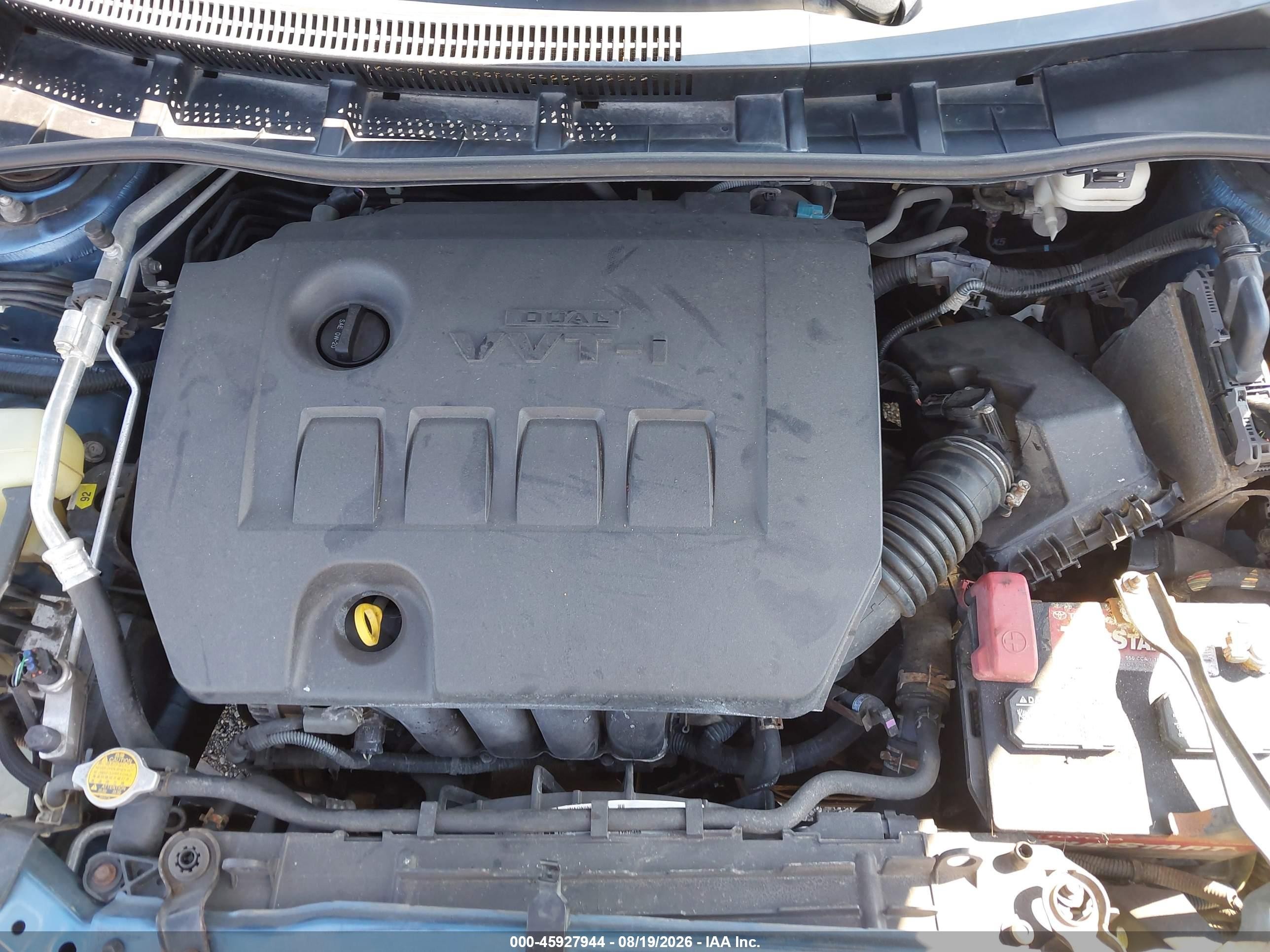 2013 Toyota Corolla S Blue vin: 5YFBU4EE7DP155634