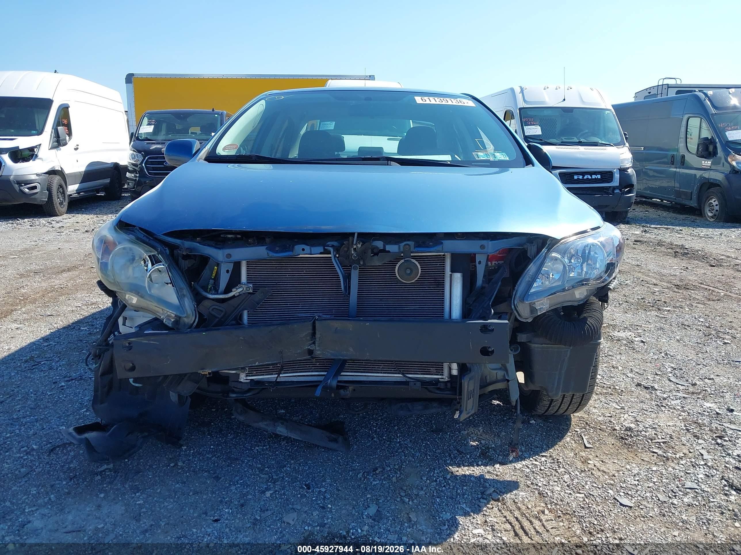 2013 Toyota Corolla S Blue vin: 5YFBU4EE7DP155634