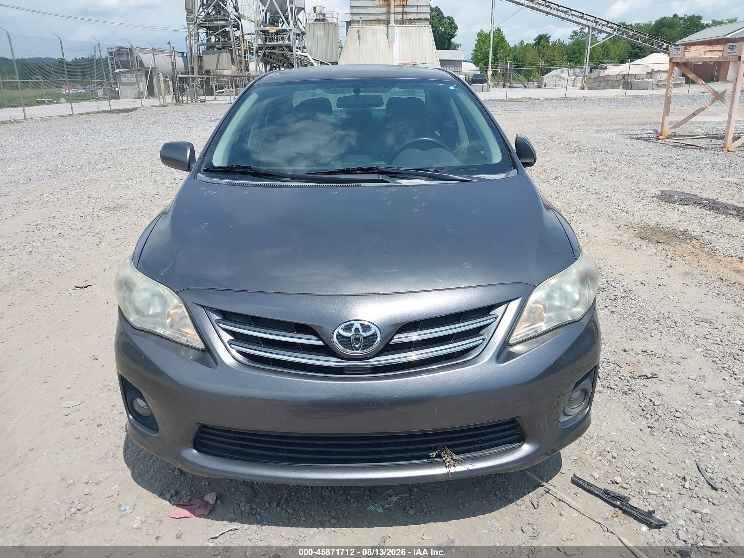 2013 Toyota Corolla Le Blue vin: 5YFBU4EE7DP170859