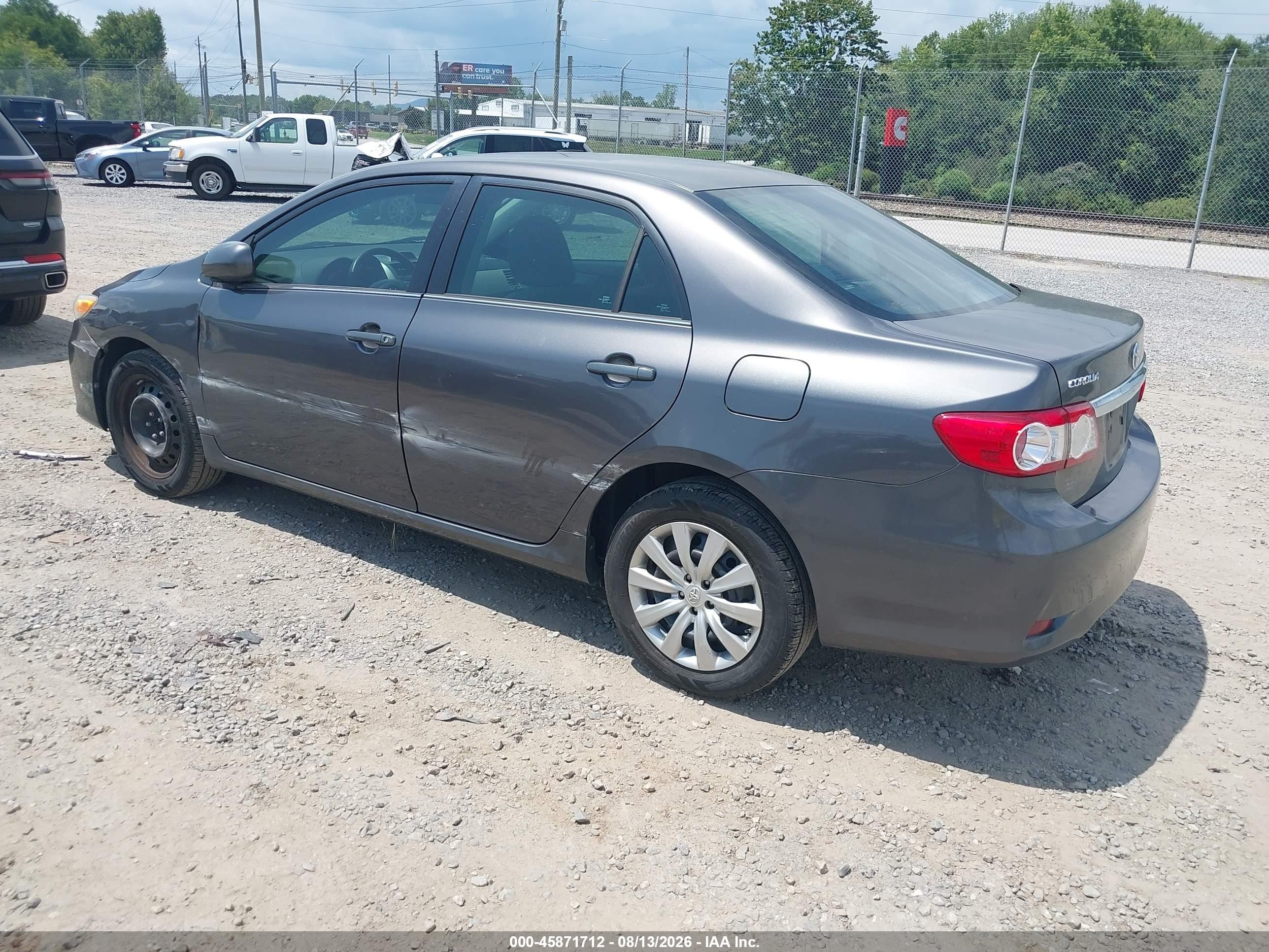 2013 Toyota Corolla Le Blue vin: 5YFBU4EE7DP170859