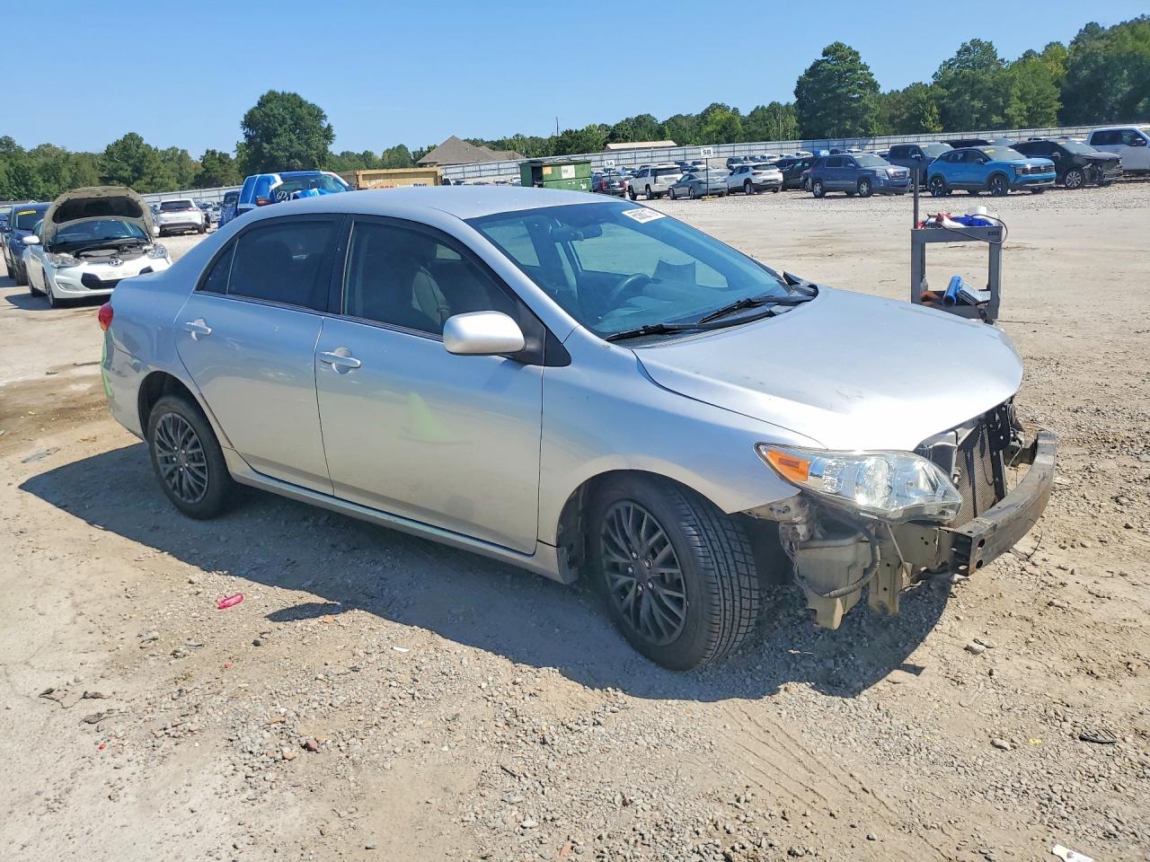 2013 Toyota Corolla Le Серебряный vin: 5YFBU4EE7DP178573