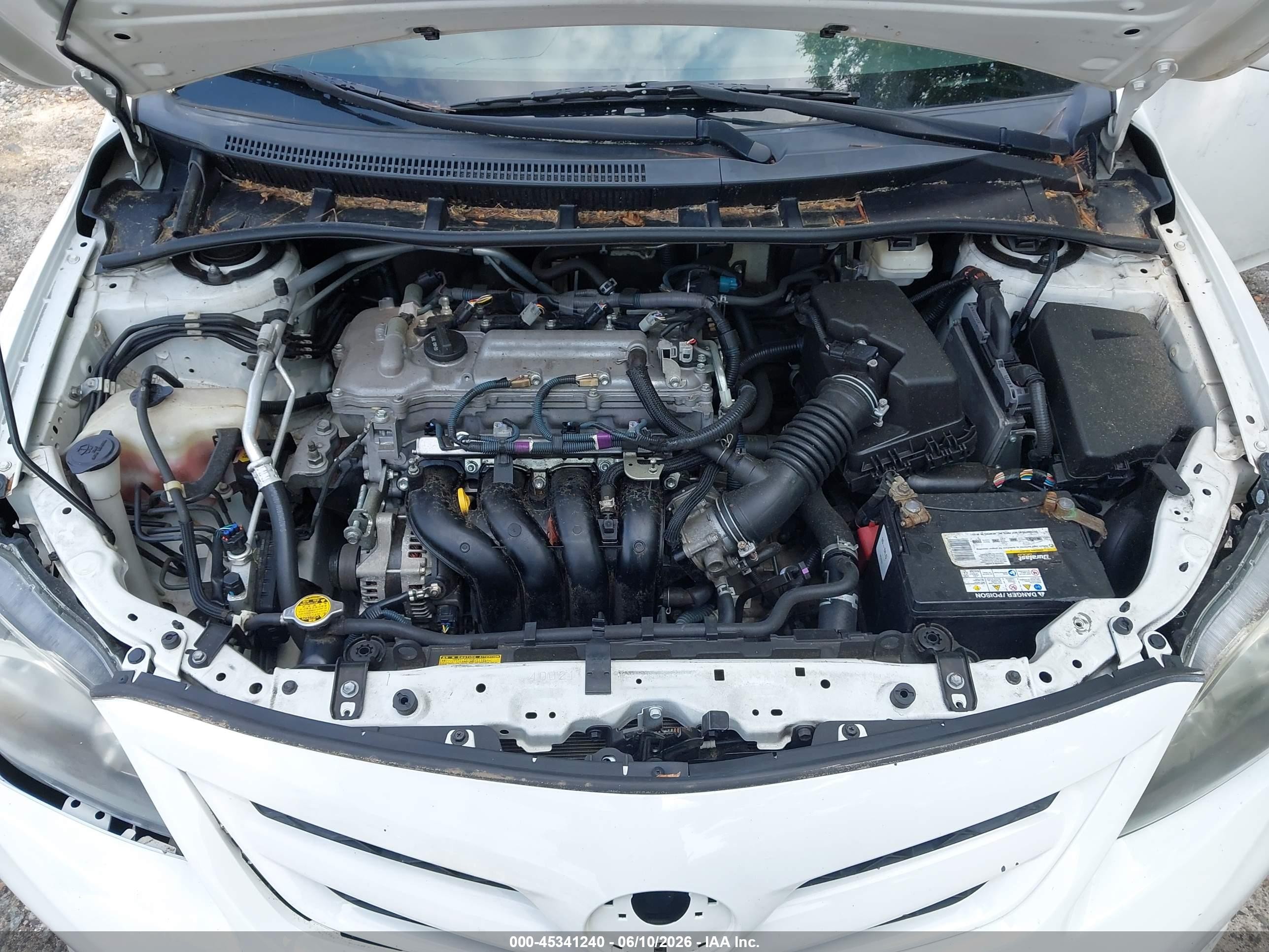2013 Toyota Corolla S White vin: 5YFBU4EE7DP190819