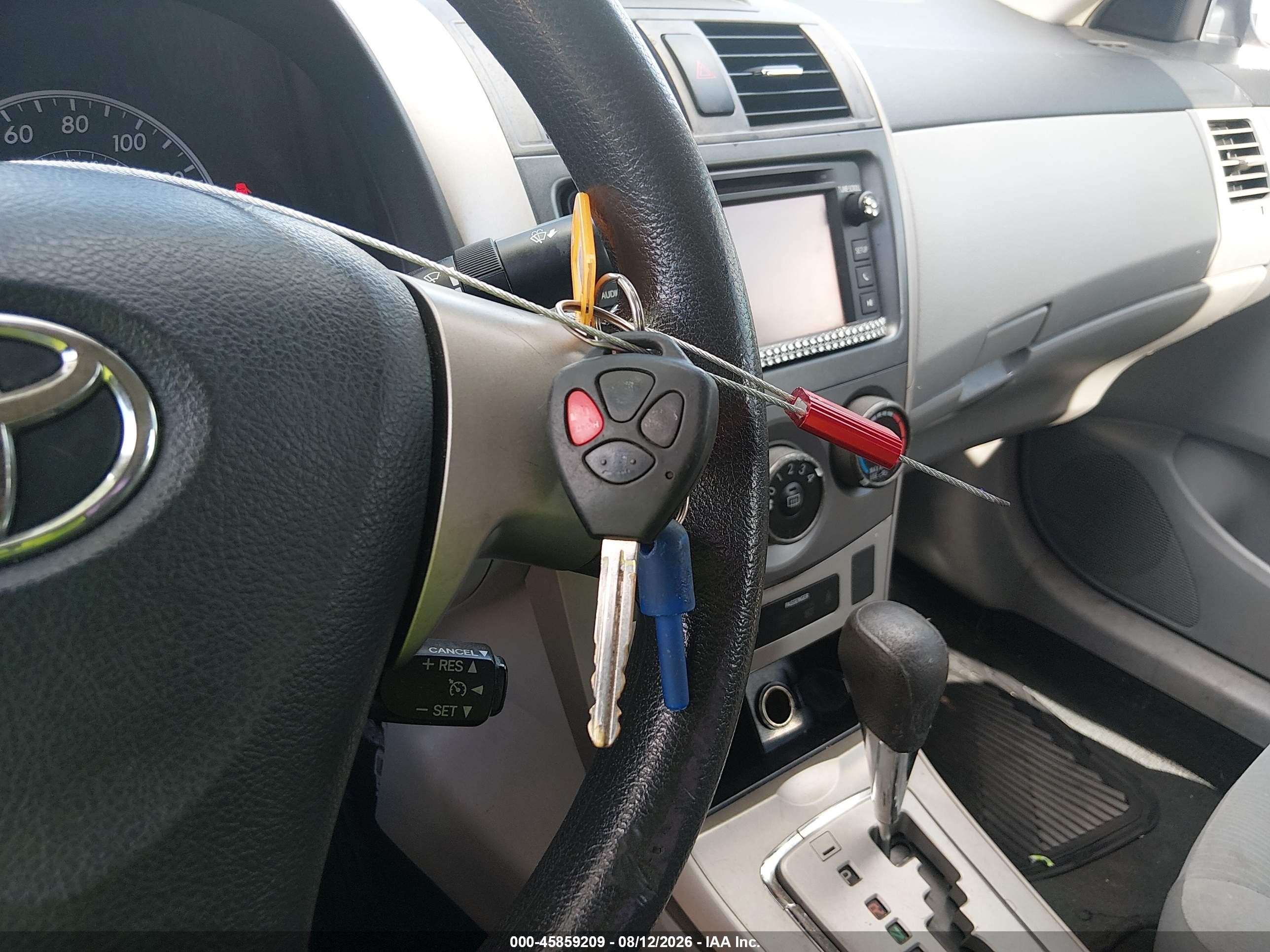 2013 Toyota Corolla Le Gray vin: 5YFBU4EE7DP193395