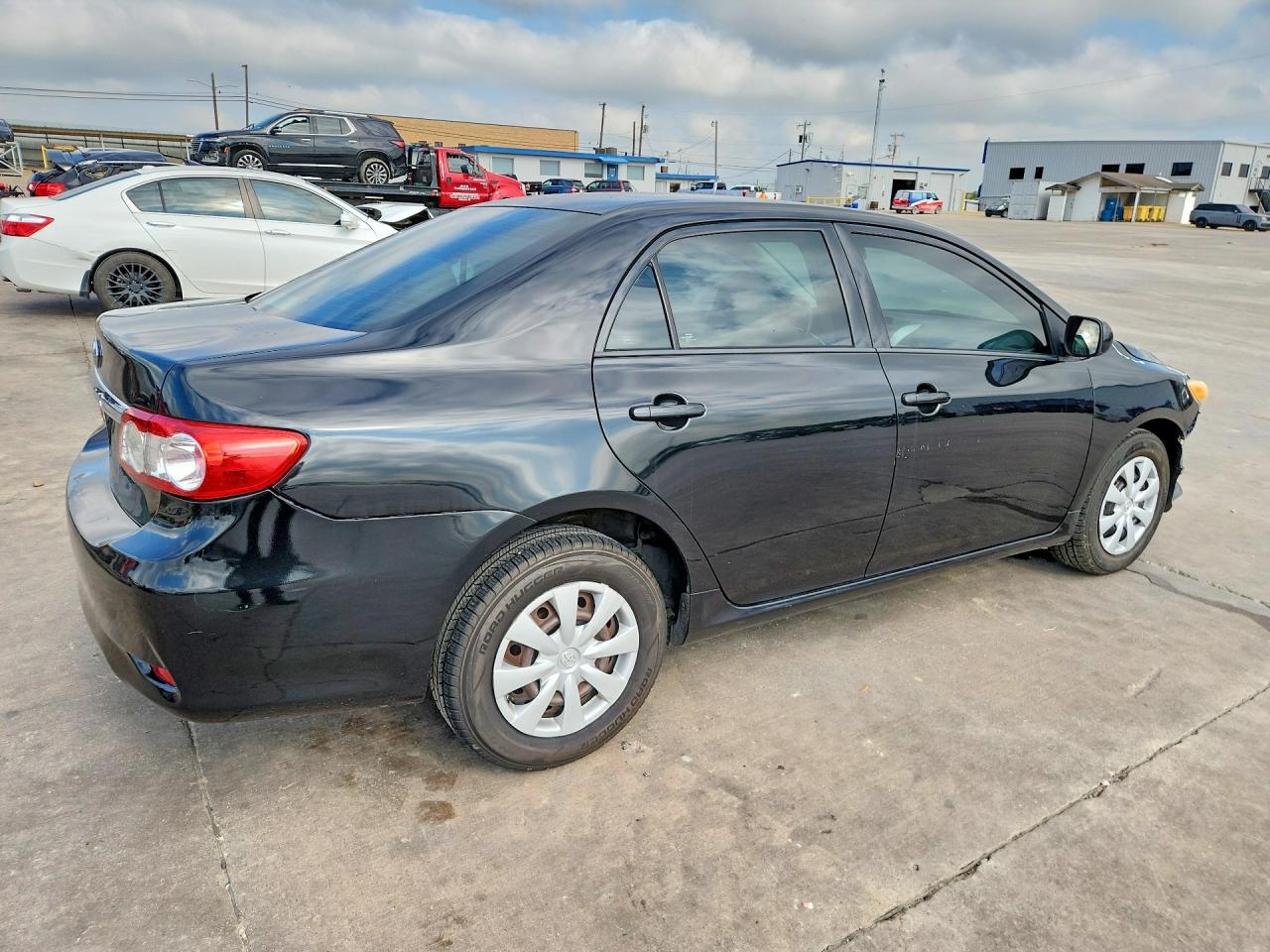 2013 Toyota Corolla L Black vin: 5YFBU4EE7DP197057