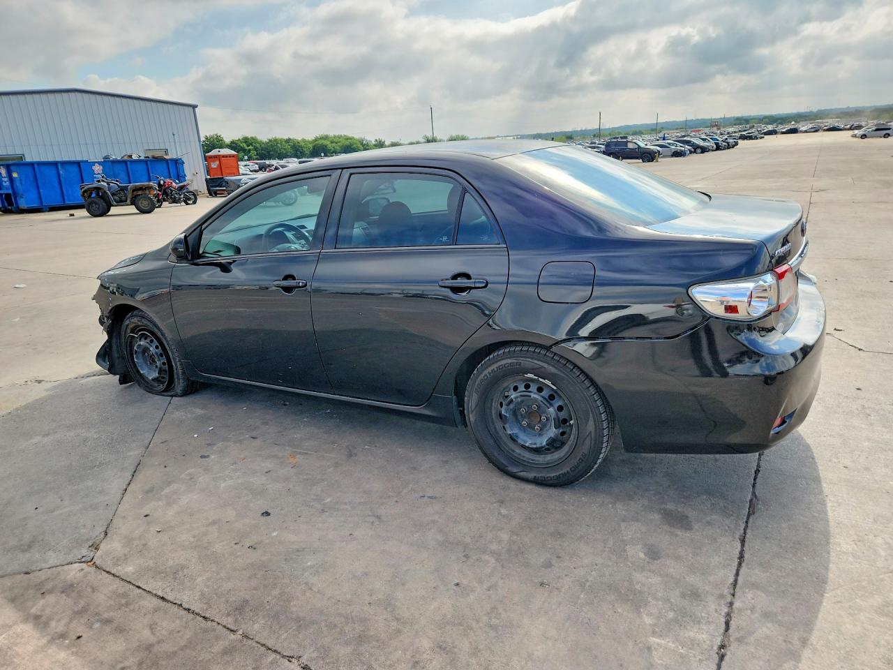 2013 Toyota Corolla L Black vin: 5YFBU4EE7DP197057