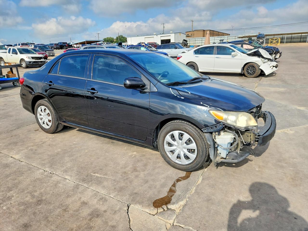 2013 Toyota Corolla L Black vin: 5YFBU4EE7DP197057