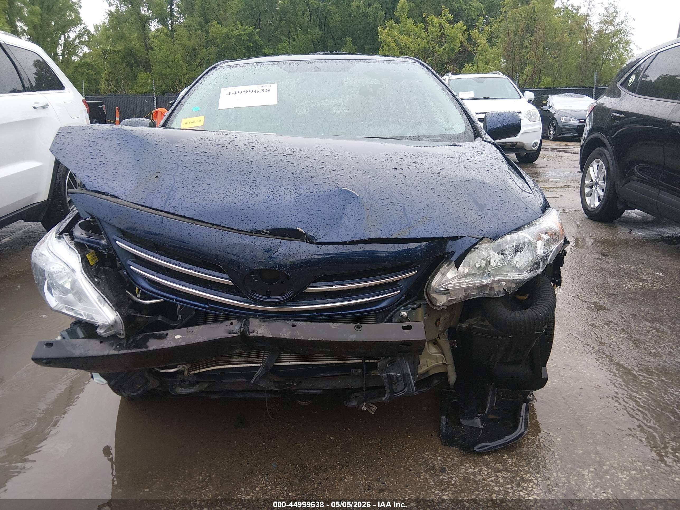 2013 Toyota Corolla Le Dark Blue vin: 5YFBU4EE7DP216769