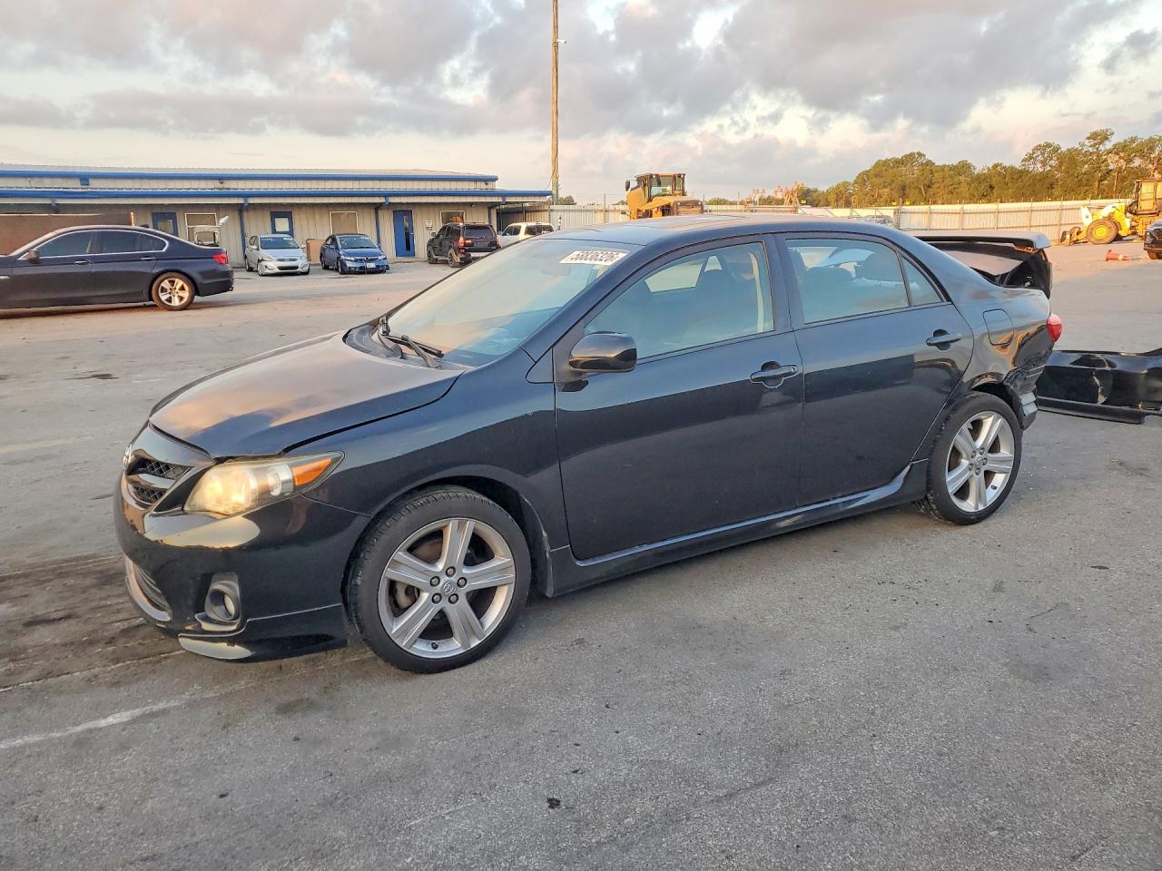 2013 Toyota Corolla S Black vin: 5YFBU4EE7DP217825