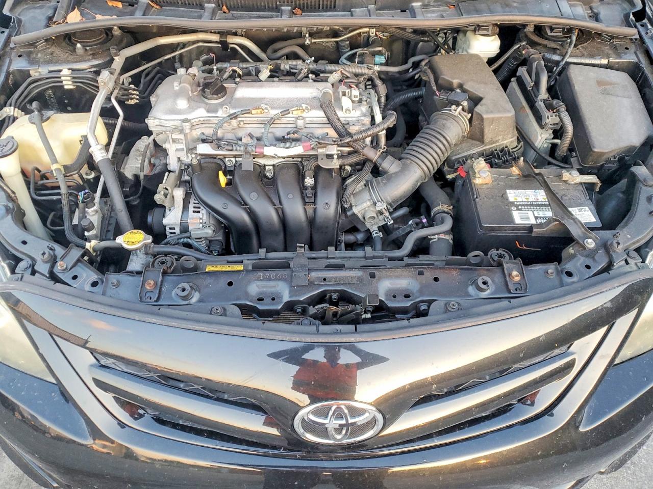 2013 Toyota Corolla S Black vin: 5YFBU4EE7DP217825