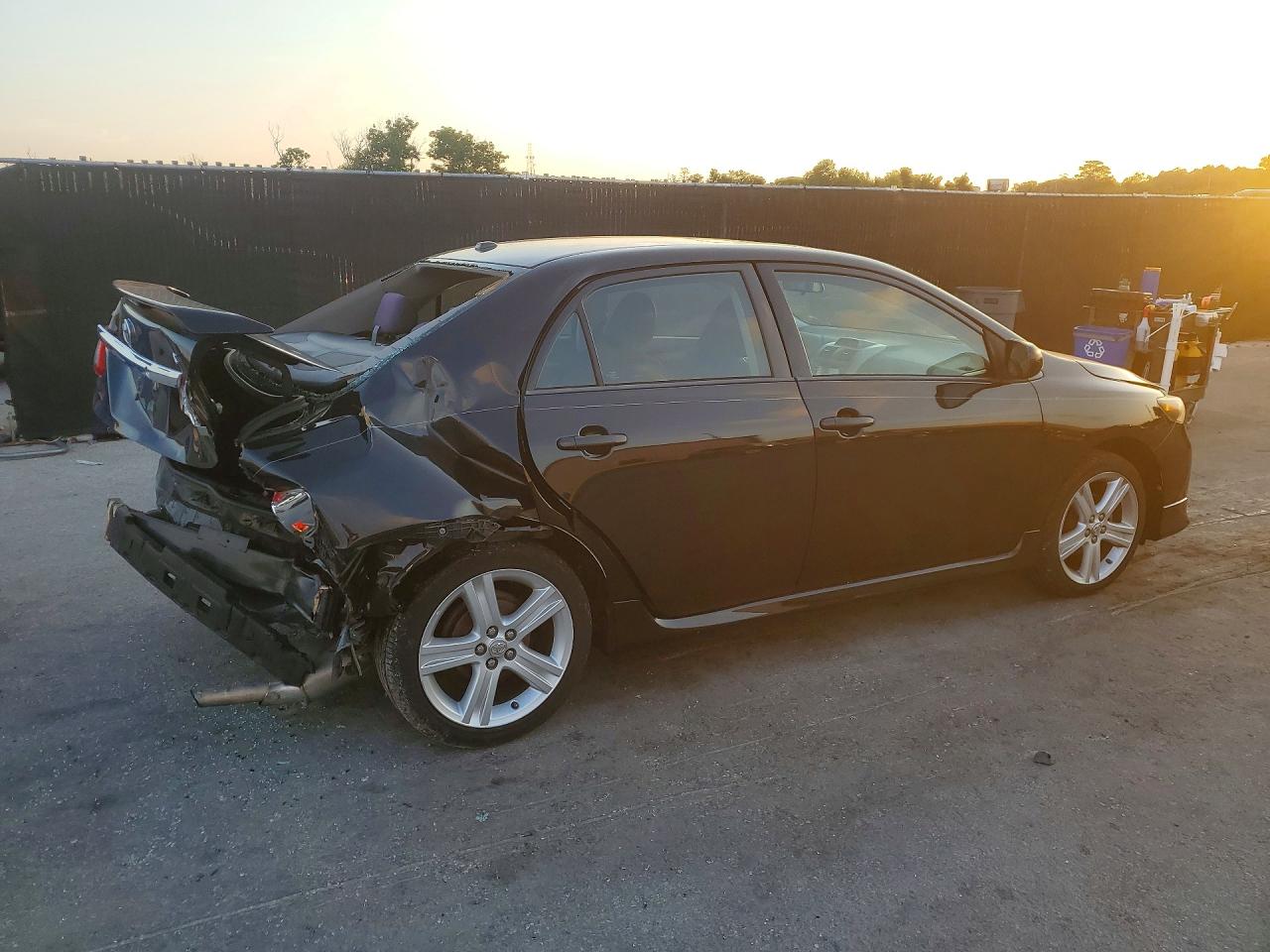 2013 Toyota Corolla S Black vin: 5YFBU4EE7DP217825