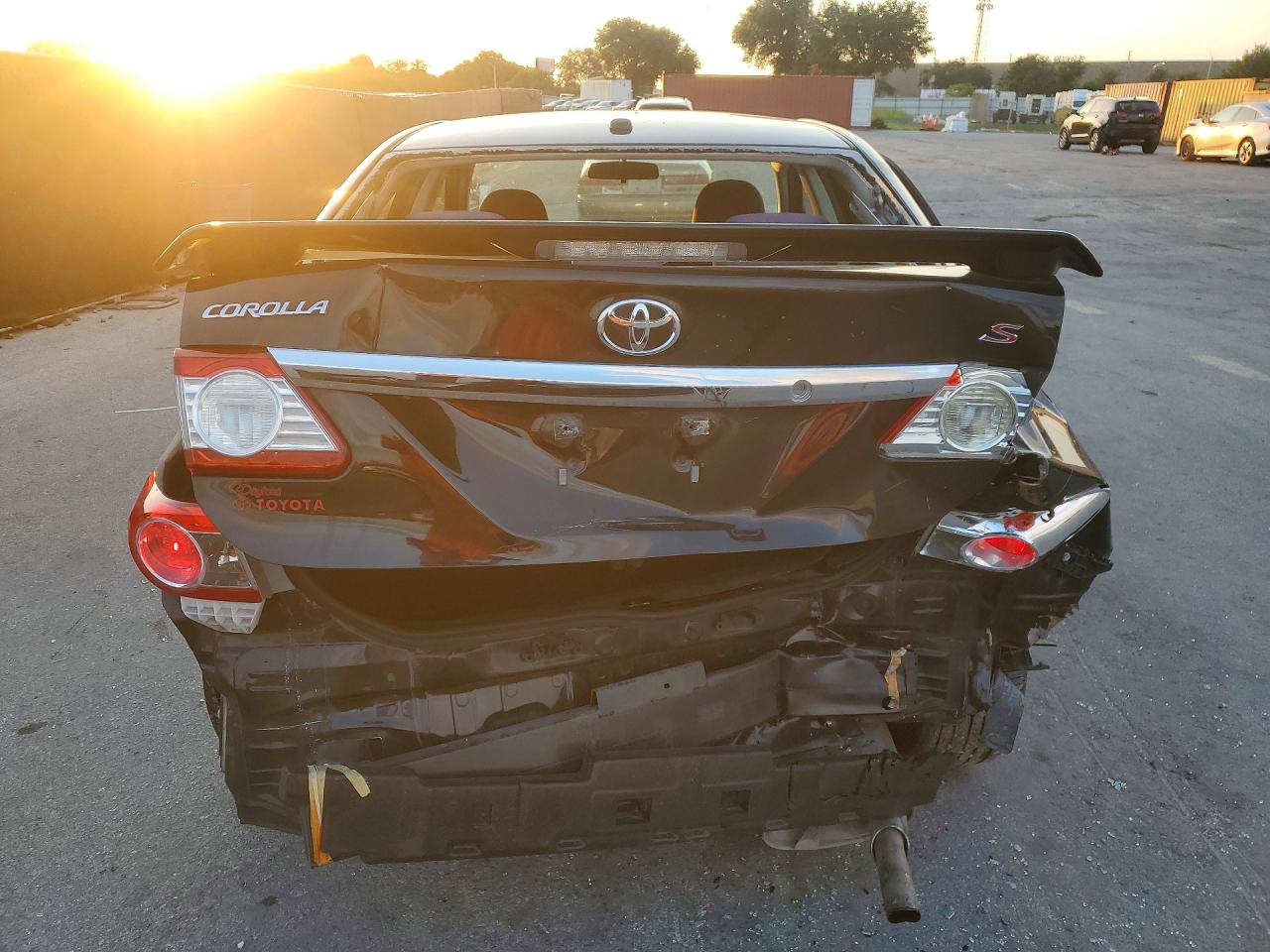 2013 Toyota Corolla S Black vin: 5YFBU4EE7DP217825