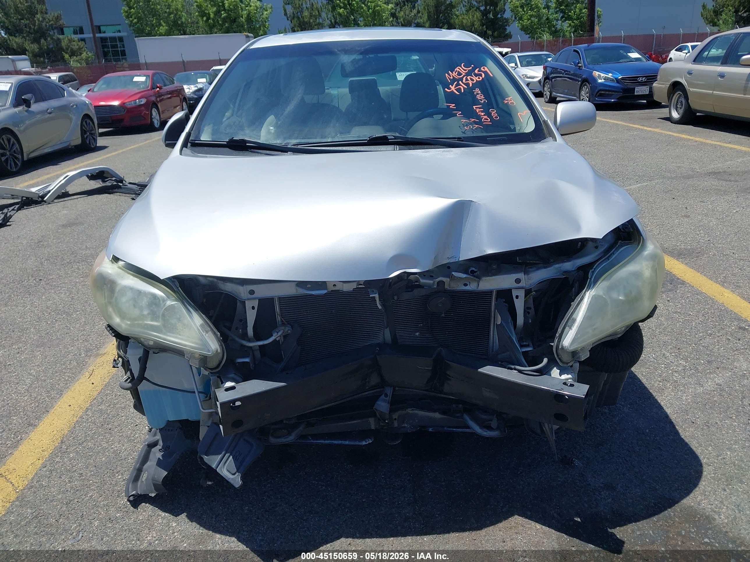 2013 Toyota Corolla Le Silver vin: 5YFBU4EE7DP222667