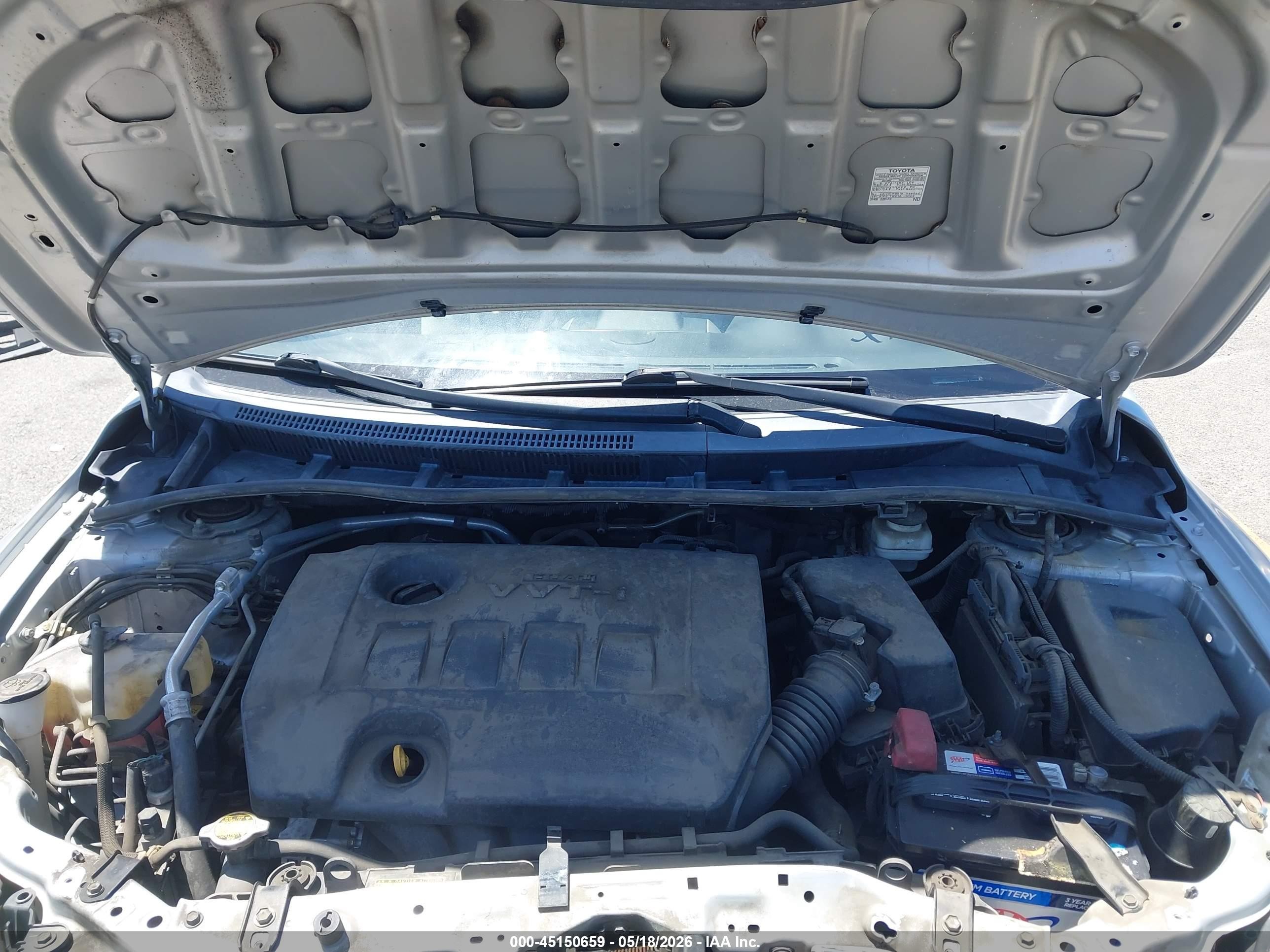 2013 Toyota Corolla Le Silver vin: 5YFBU4EE7DP222667