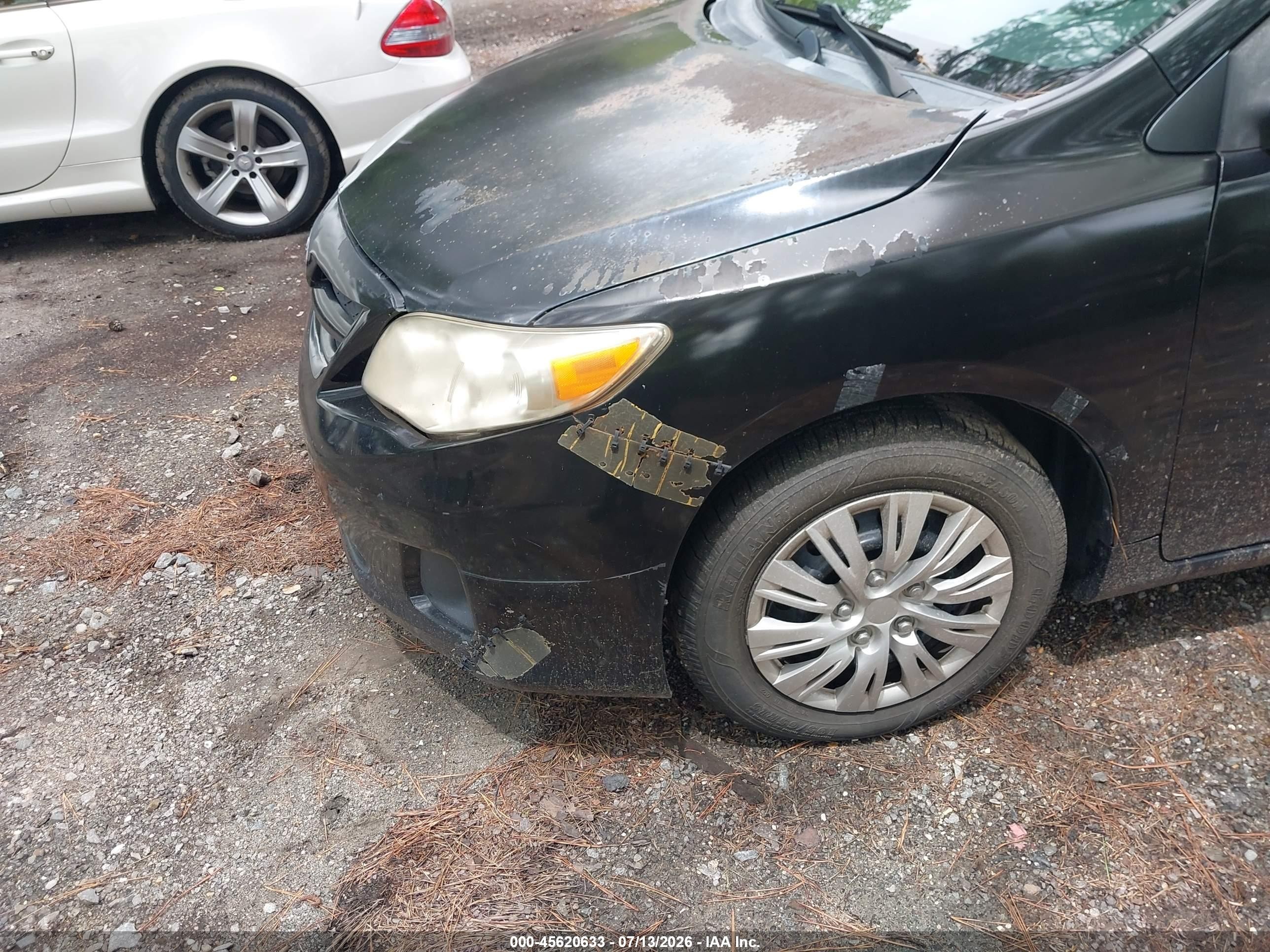 2013 Toyota Corolla L Black vin: 5YFBU4EE7DP223964