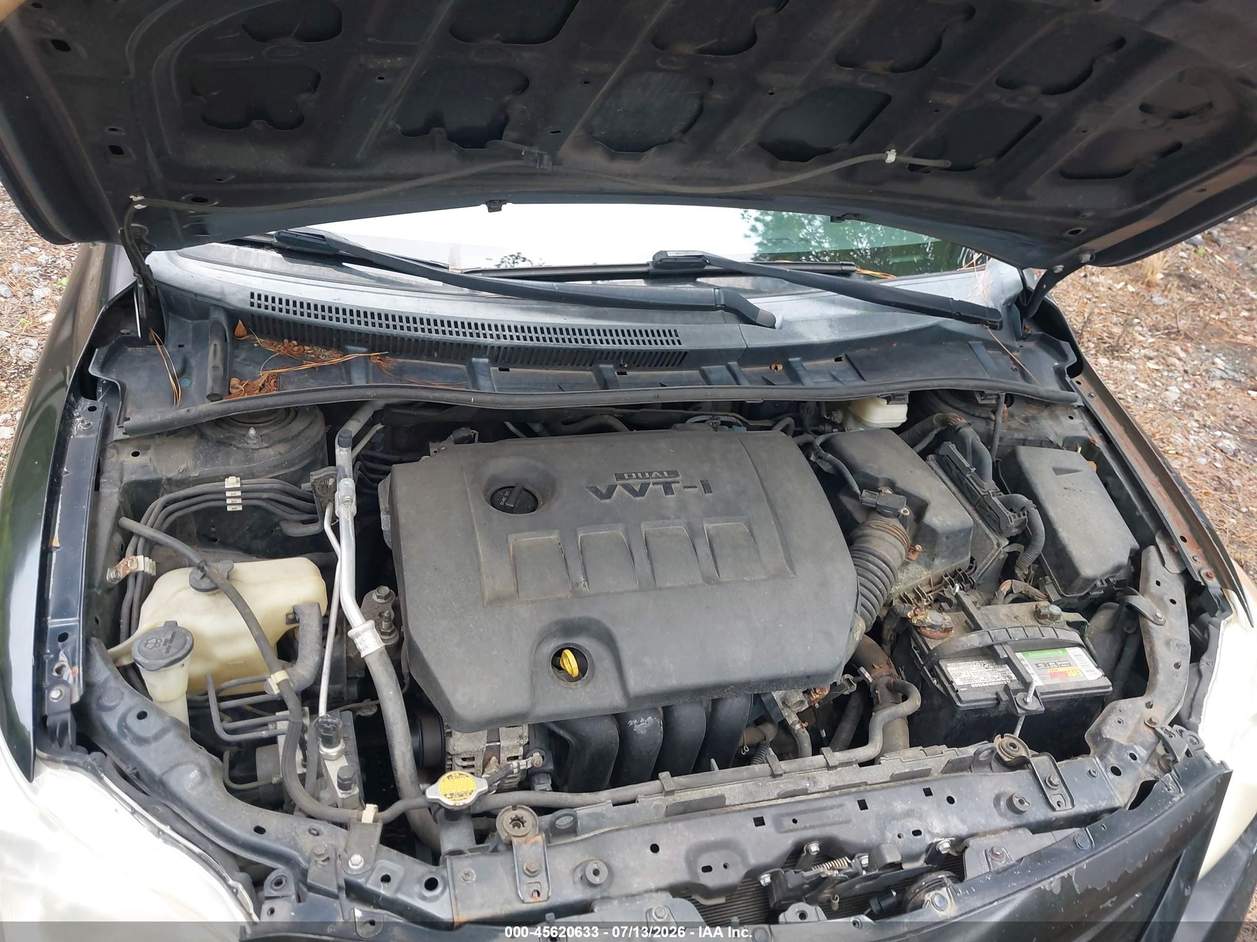 2013 Toyota Corolla L Black vin: 5YFBU4EE7DP223964