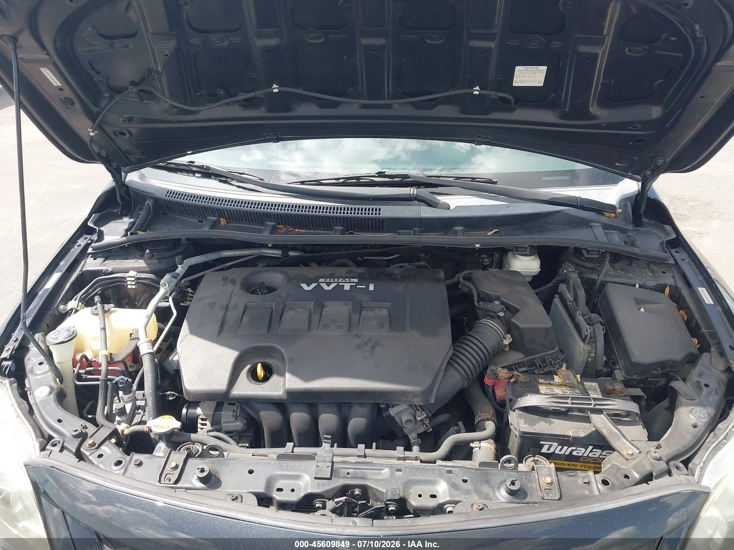2011 Toyota Corolla S Black vin: 5YFBU4EE8BP001866