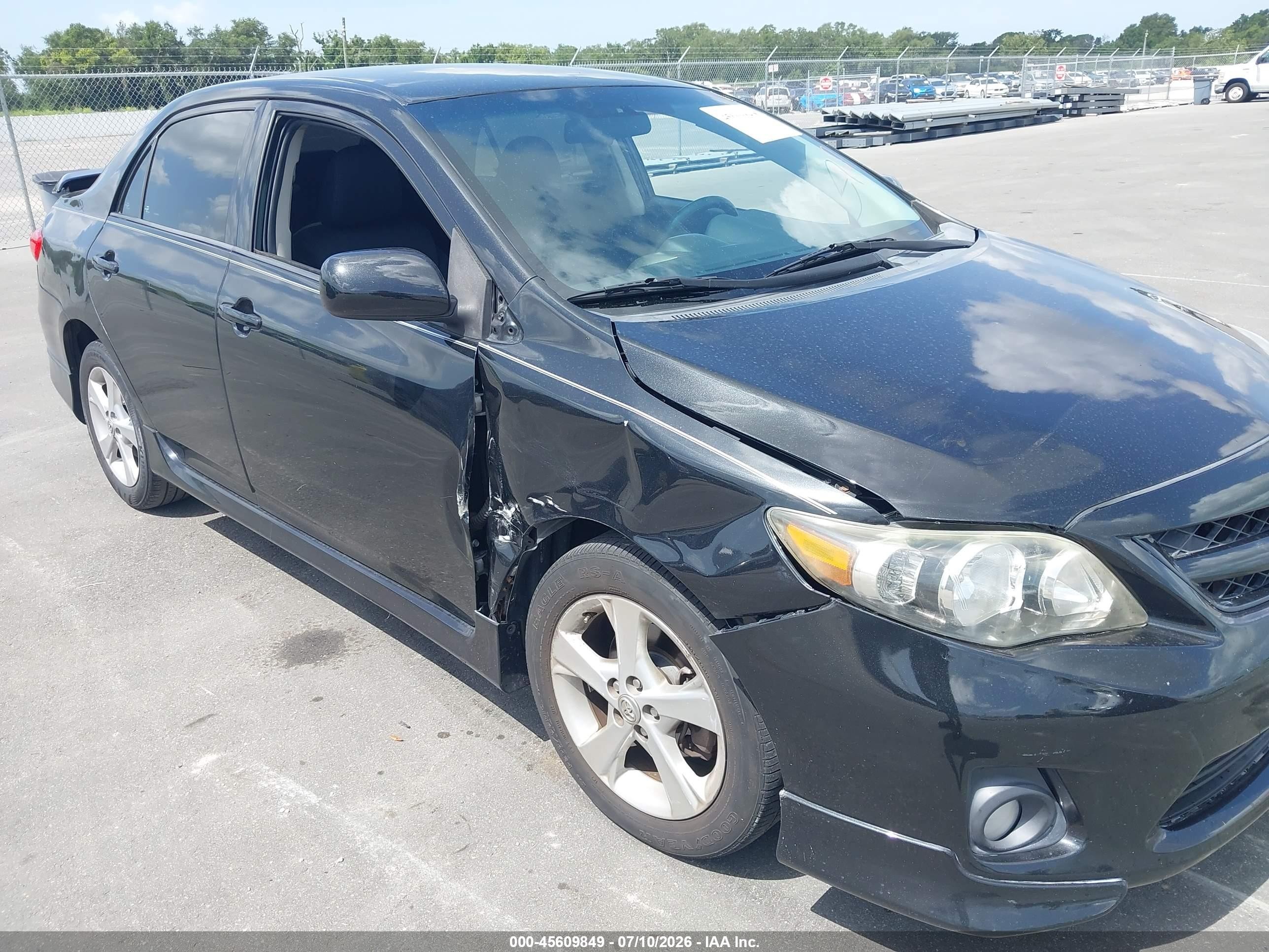2011 Toyota Corolla S Black vin: 5YFBU4EE8BP001866