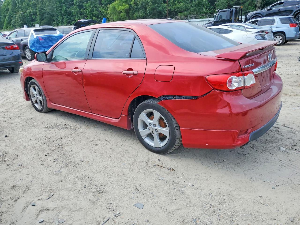 2012 Toyota Corolla S Red vin: 5YFBU4EE8CP005725