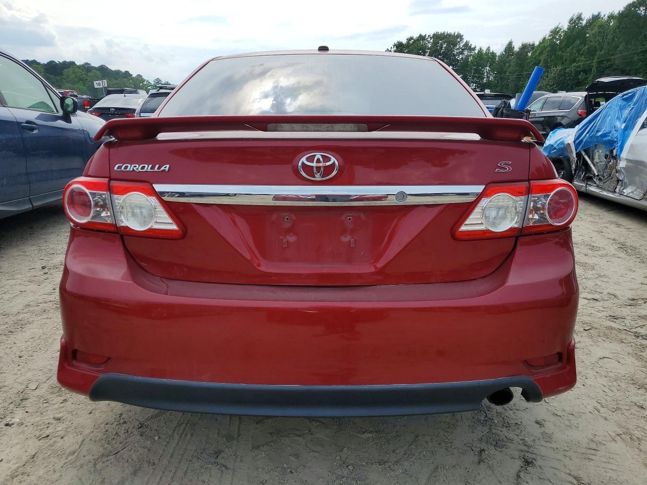 2012 Toyota Corolla S Red vin: 5YFBU4EE8CP005725