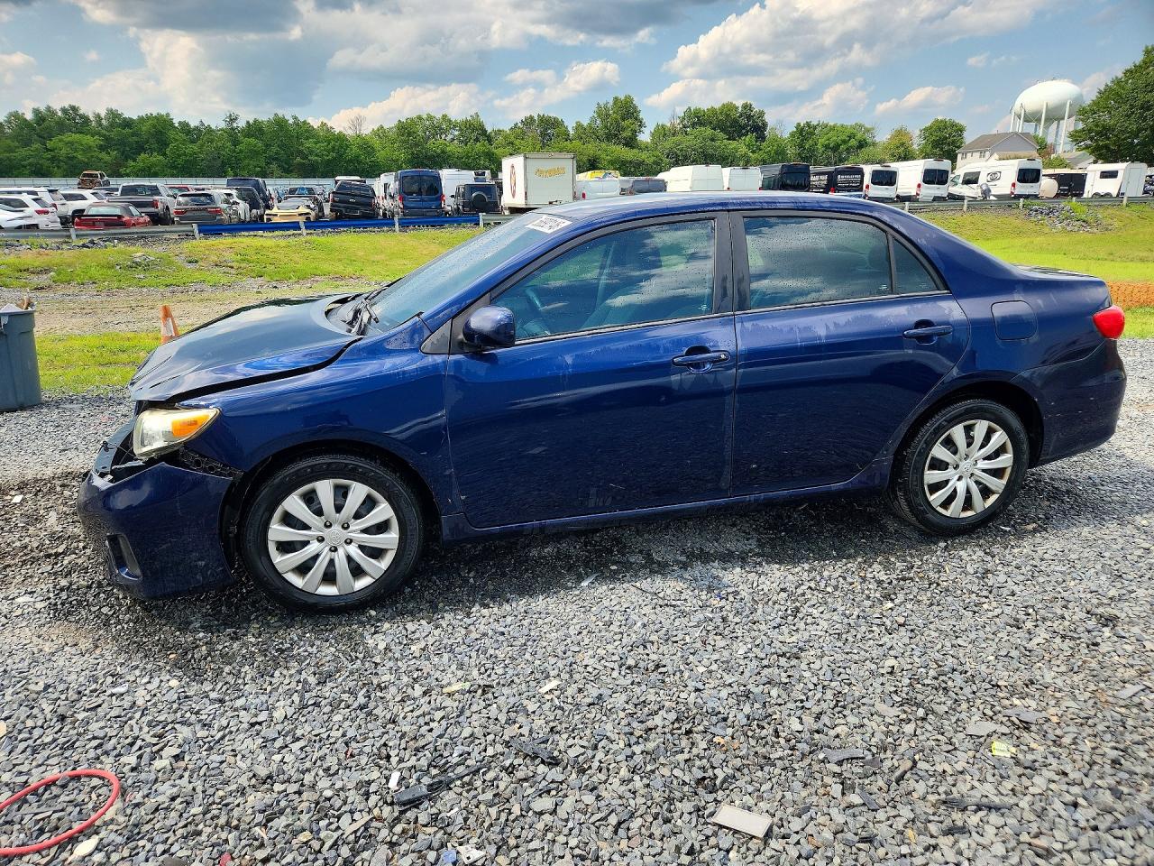 2012 Toyota Corolla Le Синий vin: 5YFBU4EE8CP009175