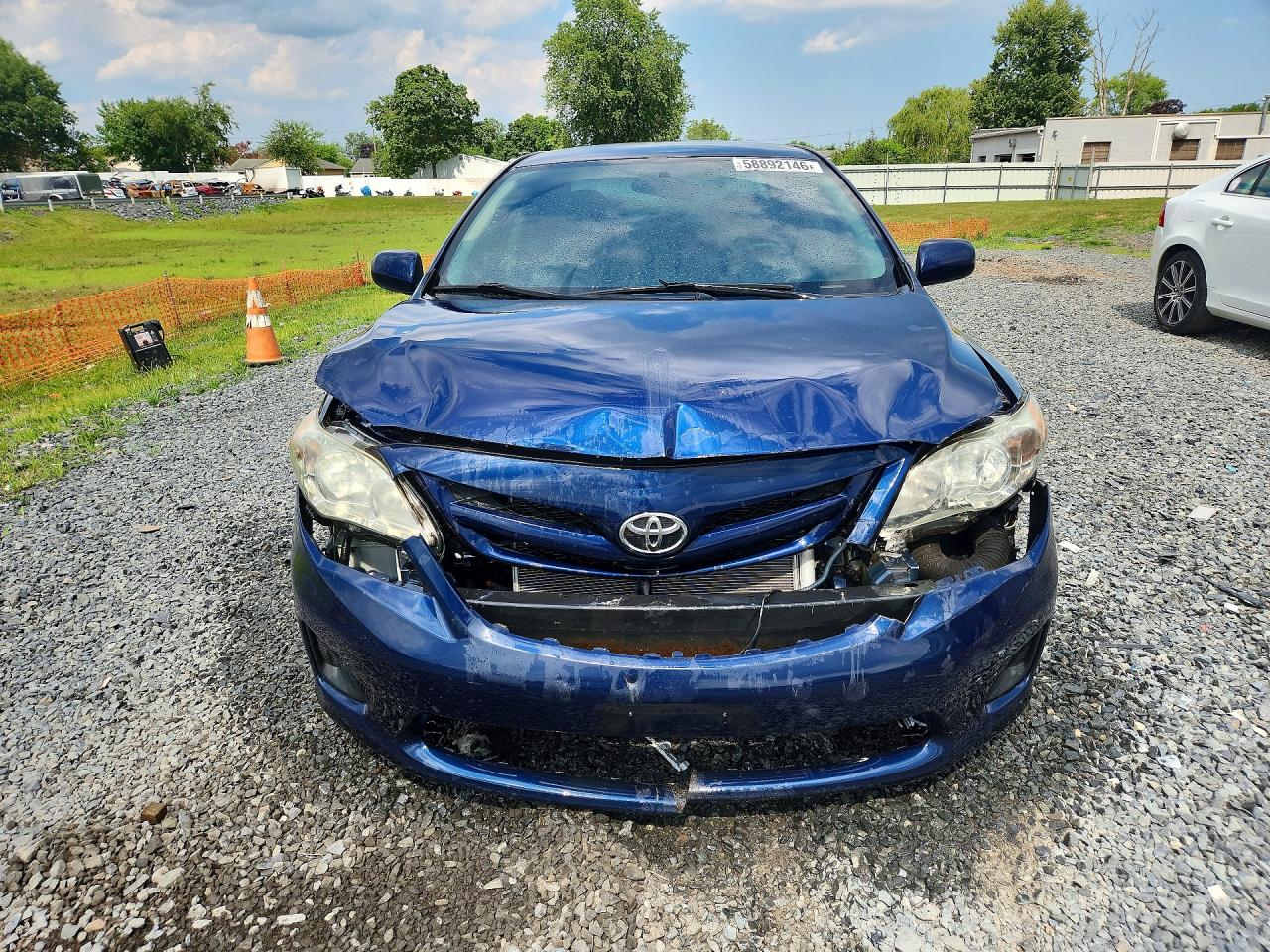 2012 Toyota Corolla Le Blue vin: 5YFBU4EE8CP009175