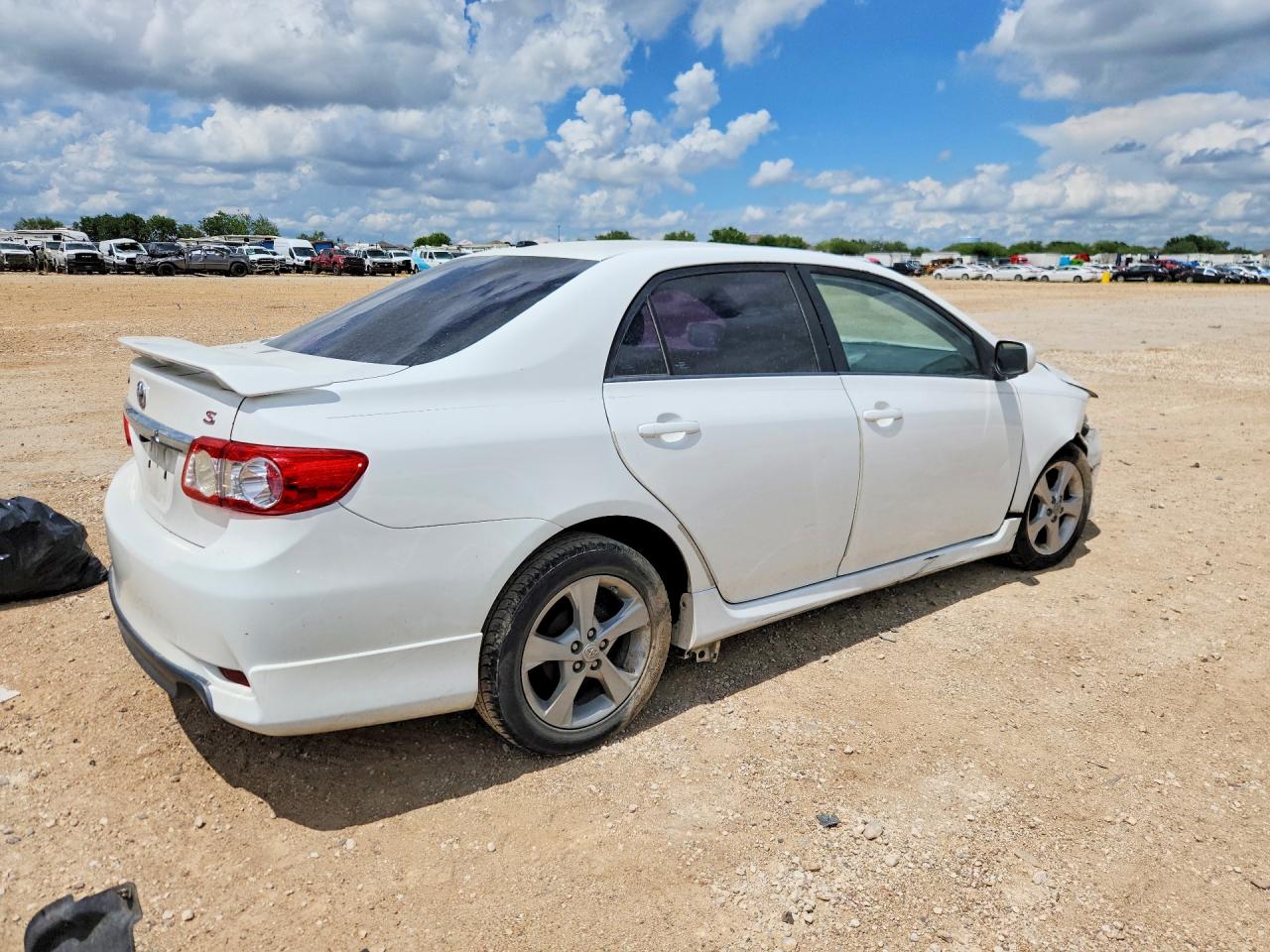 2012 Toyota Corolla S White vin: 5YFBU4EE8CP010875