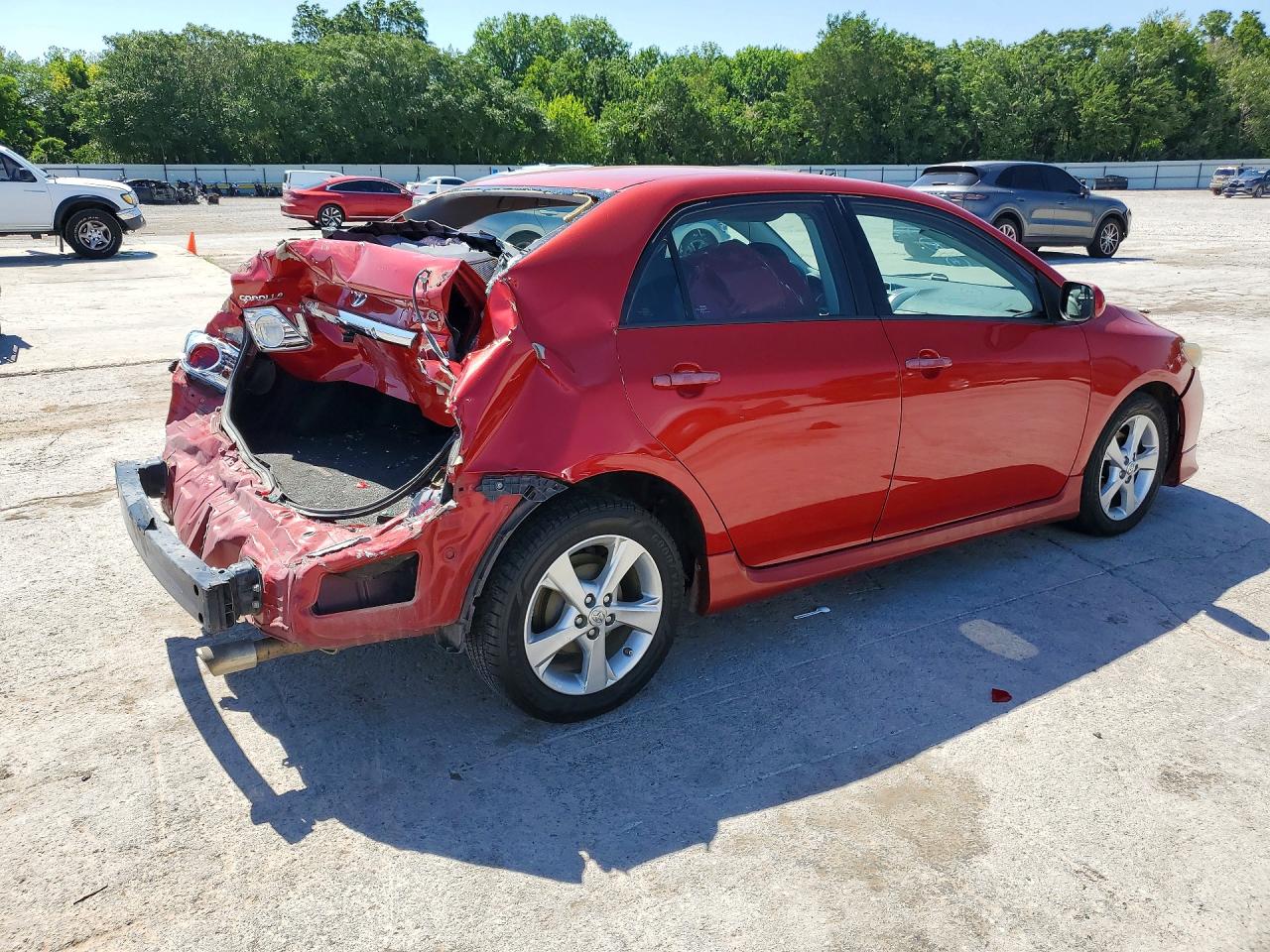 2012 Toyota Corolla S Red vin: 5YFBU4EE8CP016711