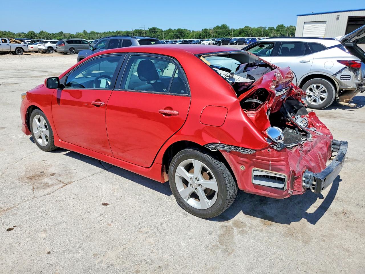 2012 Toyota Corolla S Red vin: 5YFBU4EE8CP016711