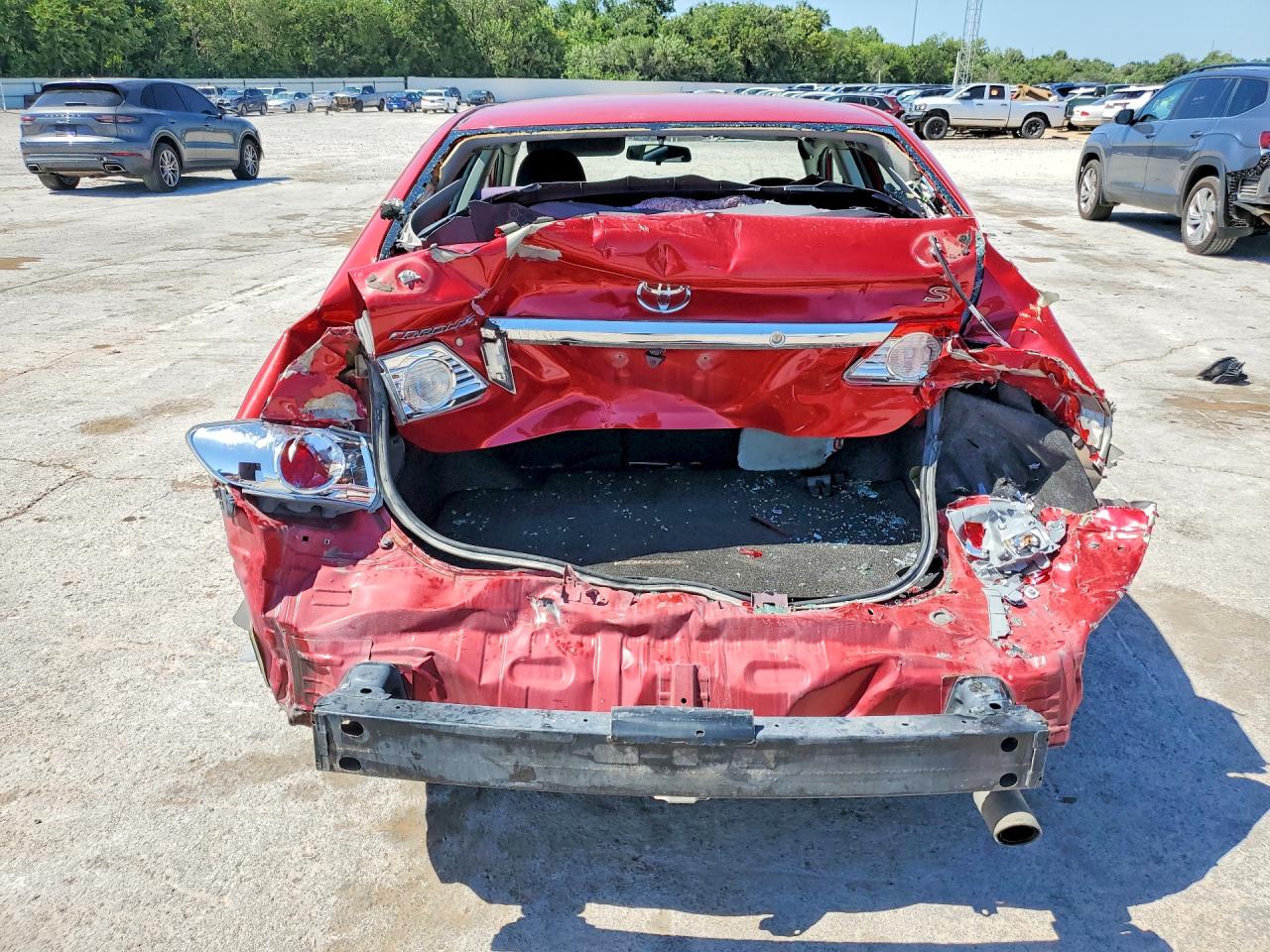 2012 Toyota Corolla S Red vin: 5YFBU4EE8CP016711