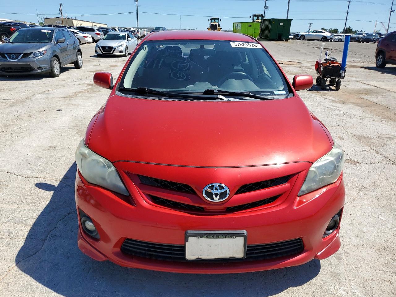 2012 Toyota Corolla S Red vin: 5YFBU4EE8CP016711