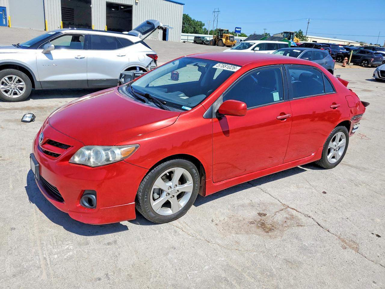 2012 Toyota Corolla S Red vin: 5YFBU4EE8CP016711