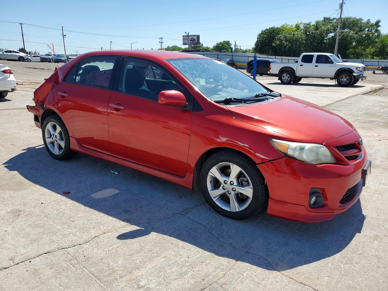 2012 Toyota Corolla S Red vin: 5YFBU4EE8CP016711