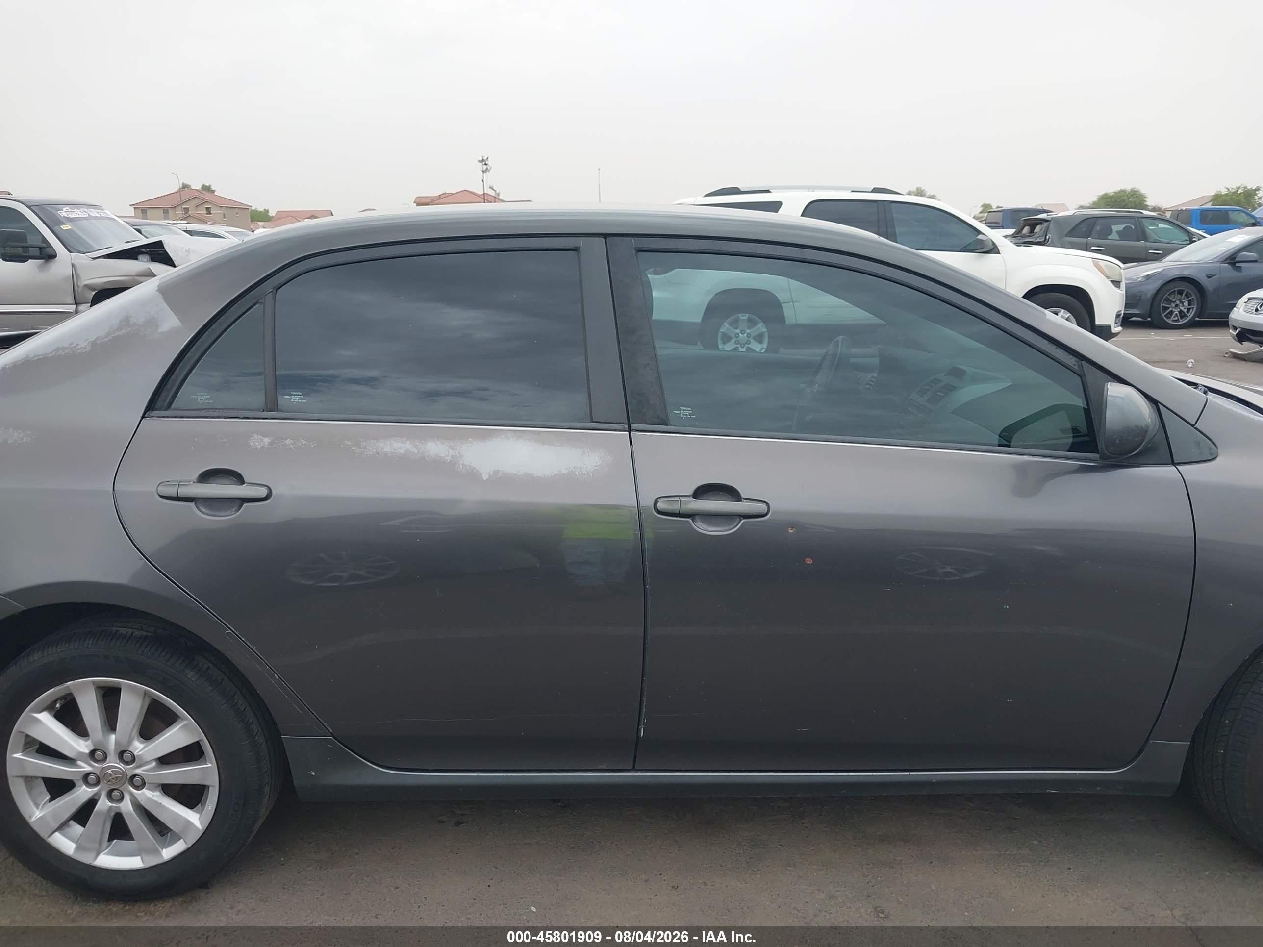 2012 Toyota Corolla Le Gray vin: 5YFBU4EE8CP016806