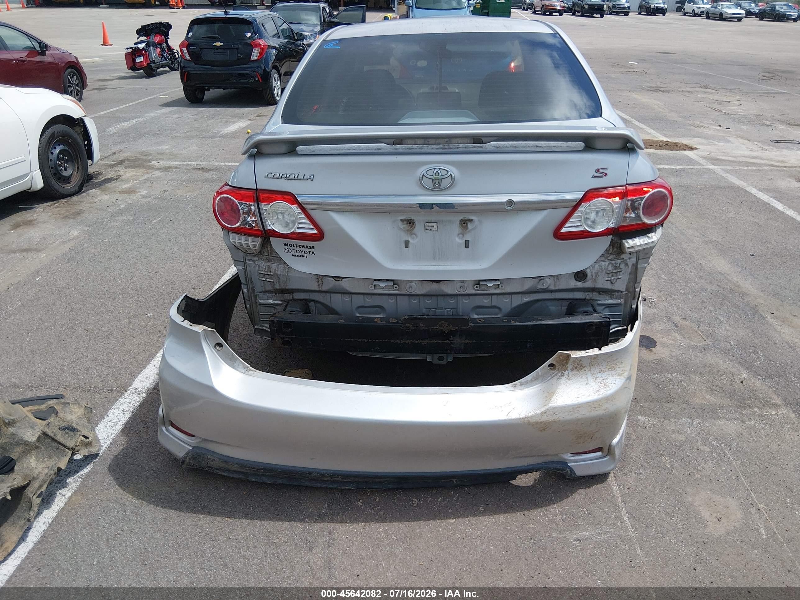 2012 Toyota Corolla S Gray vin: 5YFBU4EE8CP019236