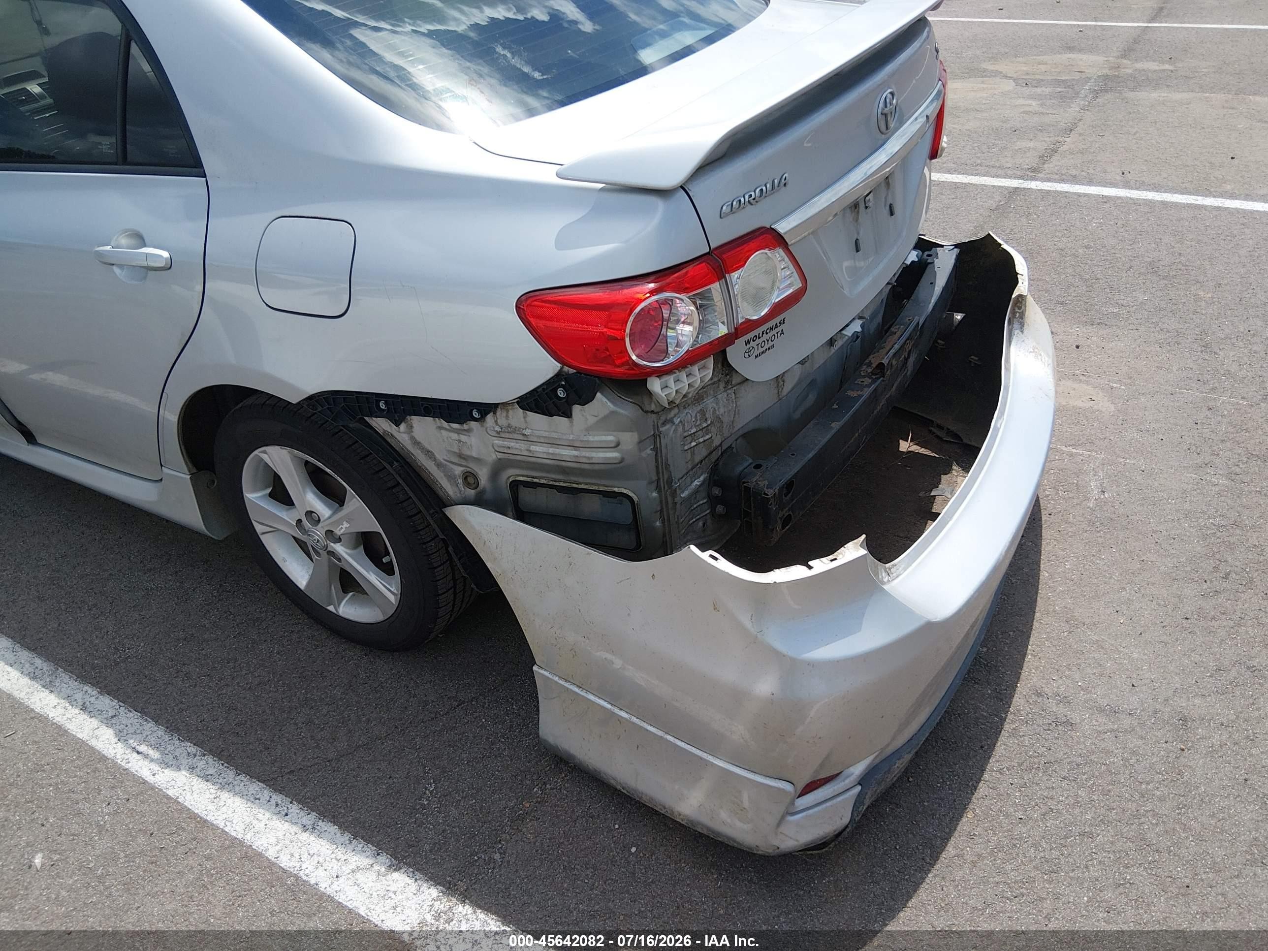 2012 Toyota Corolla S Gray vin: 5YFBU4EE8CP019236