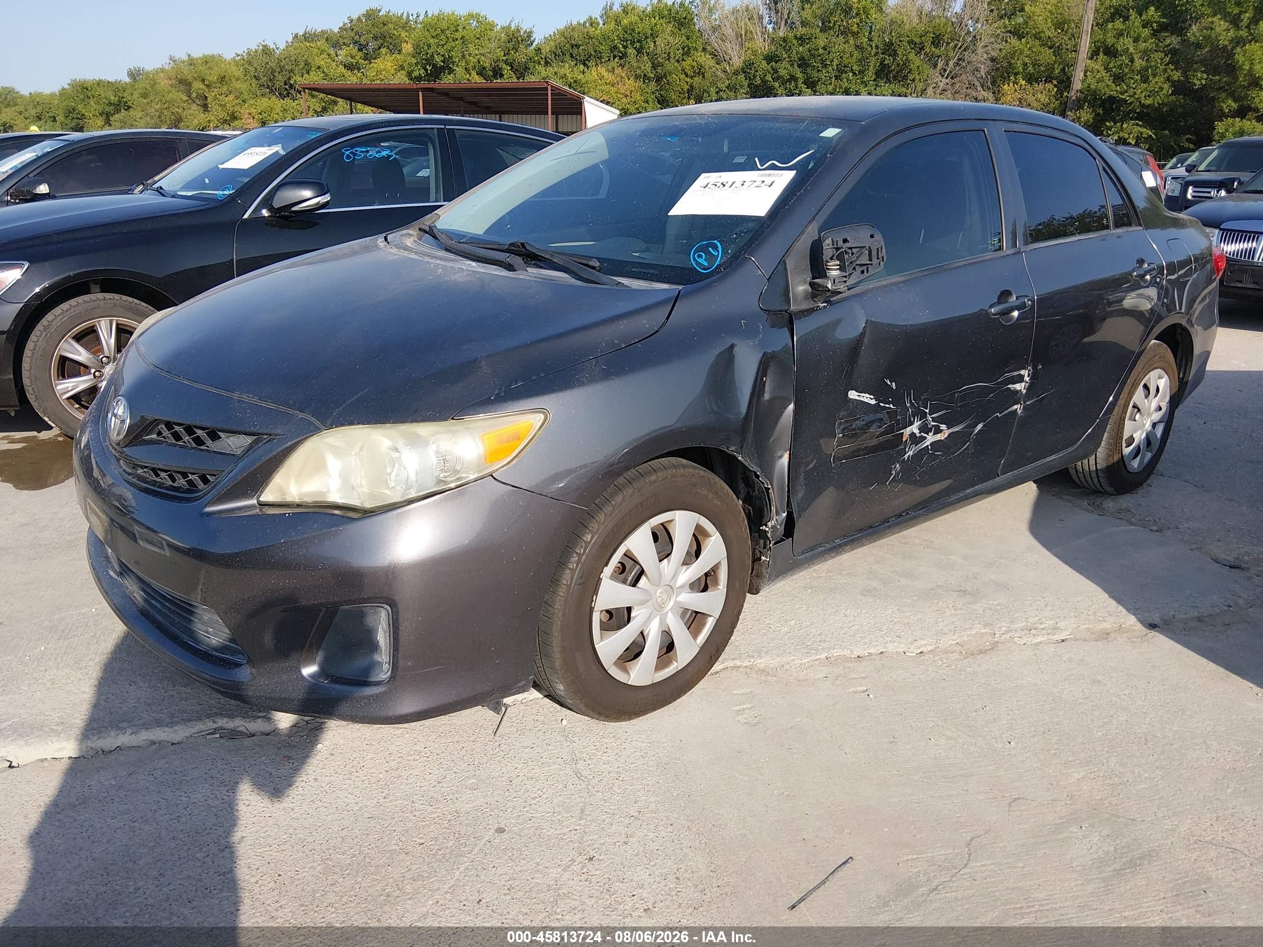 2012 Toyota Corolla L Gray vin: 5YFBU4EE8CP023013