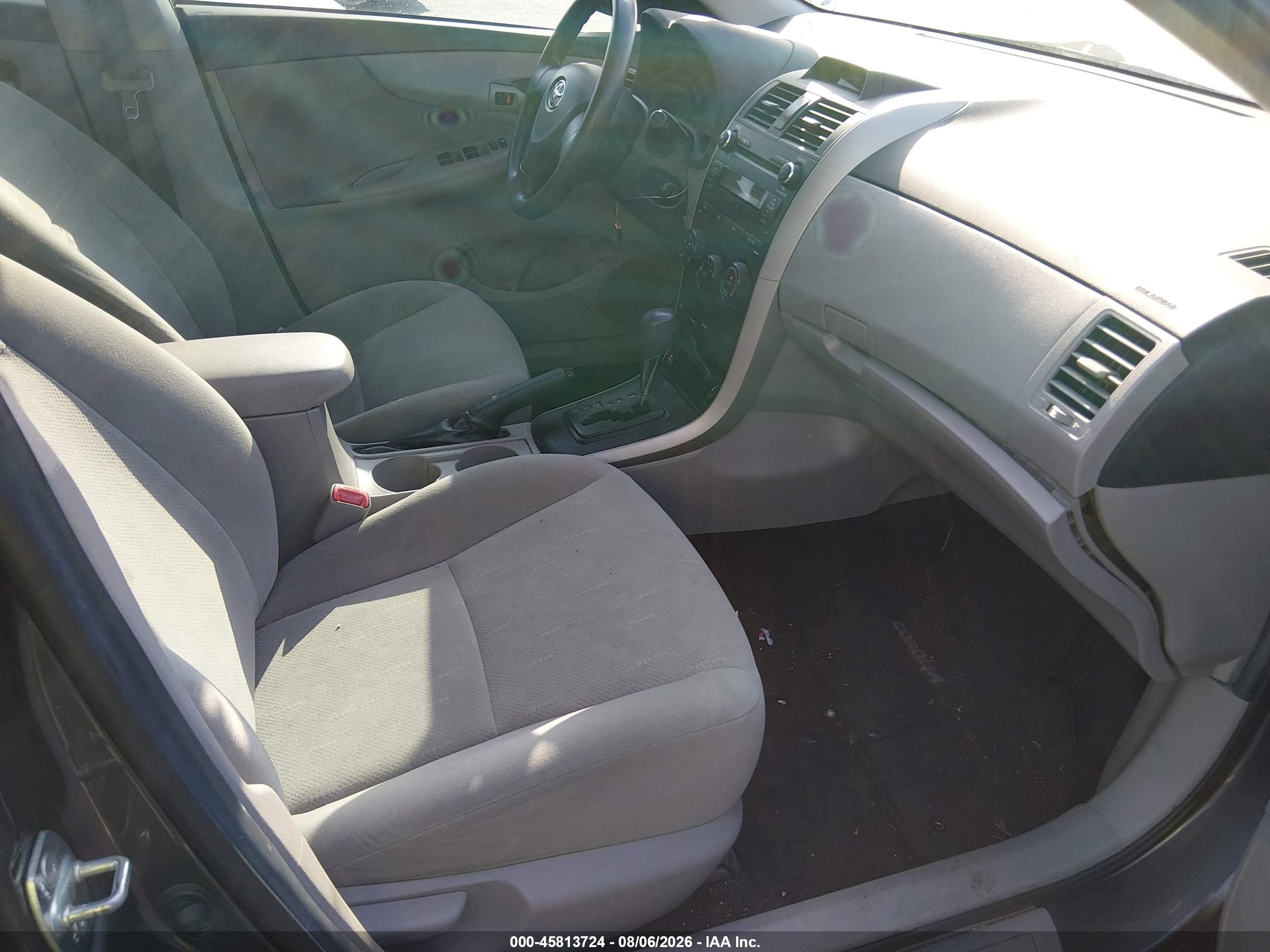 2012 Toyota Corolla L Gray vin: 5YFBU4EE8CP023013
