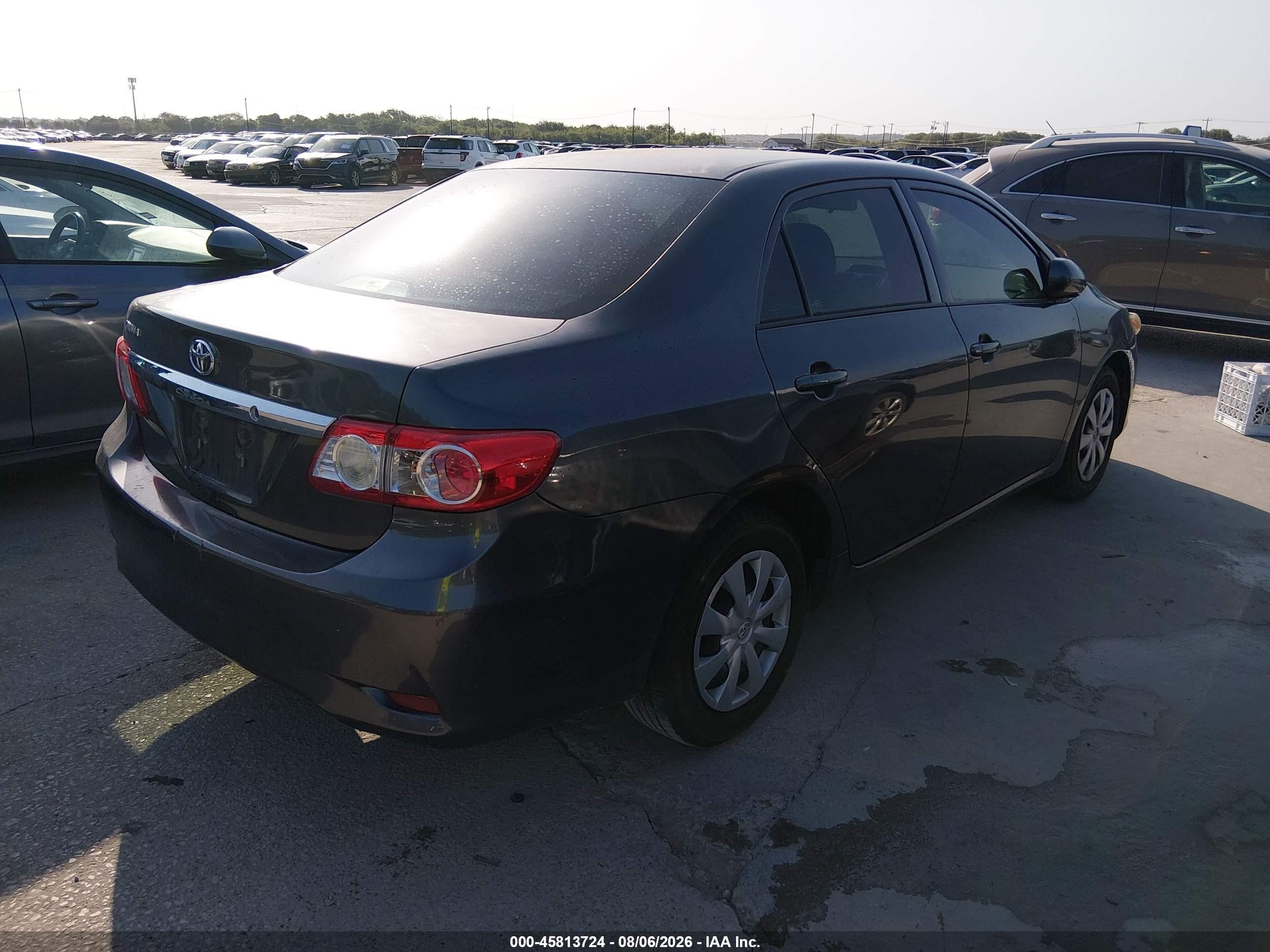 2012 Toyota Corolla L Gray vin: 5YFBU4EE8CP023013