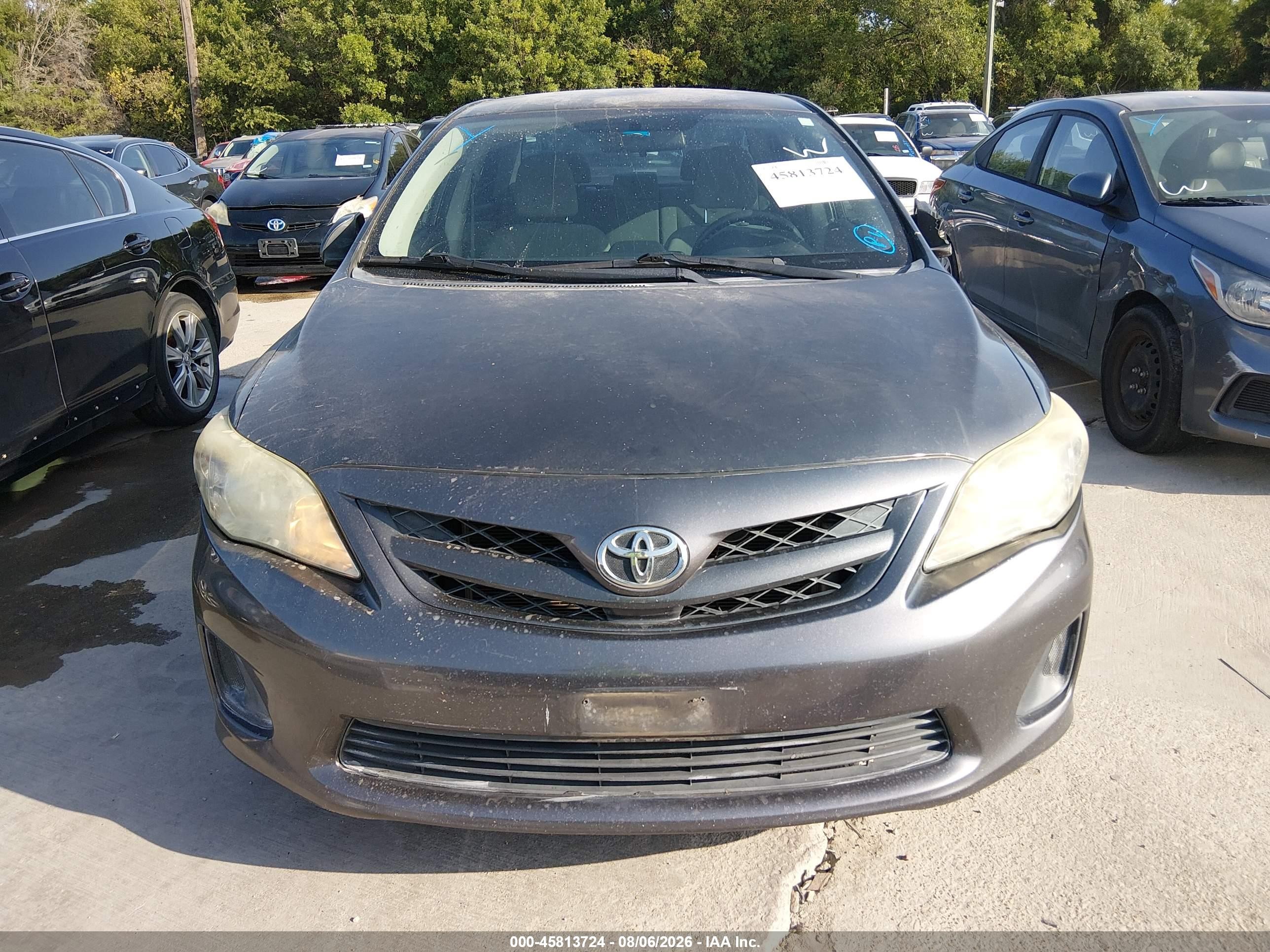 2012 Toyota Corolla L Gray vin: 5YFBU4EE8CP023013