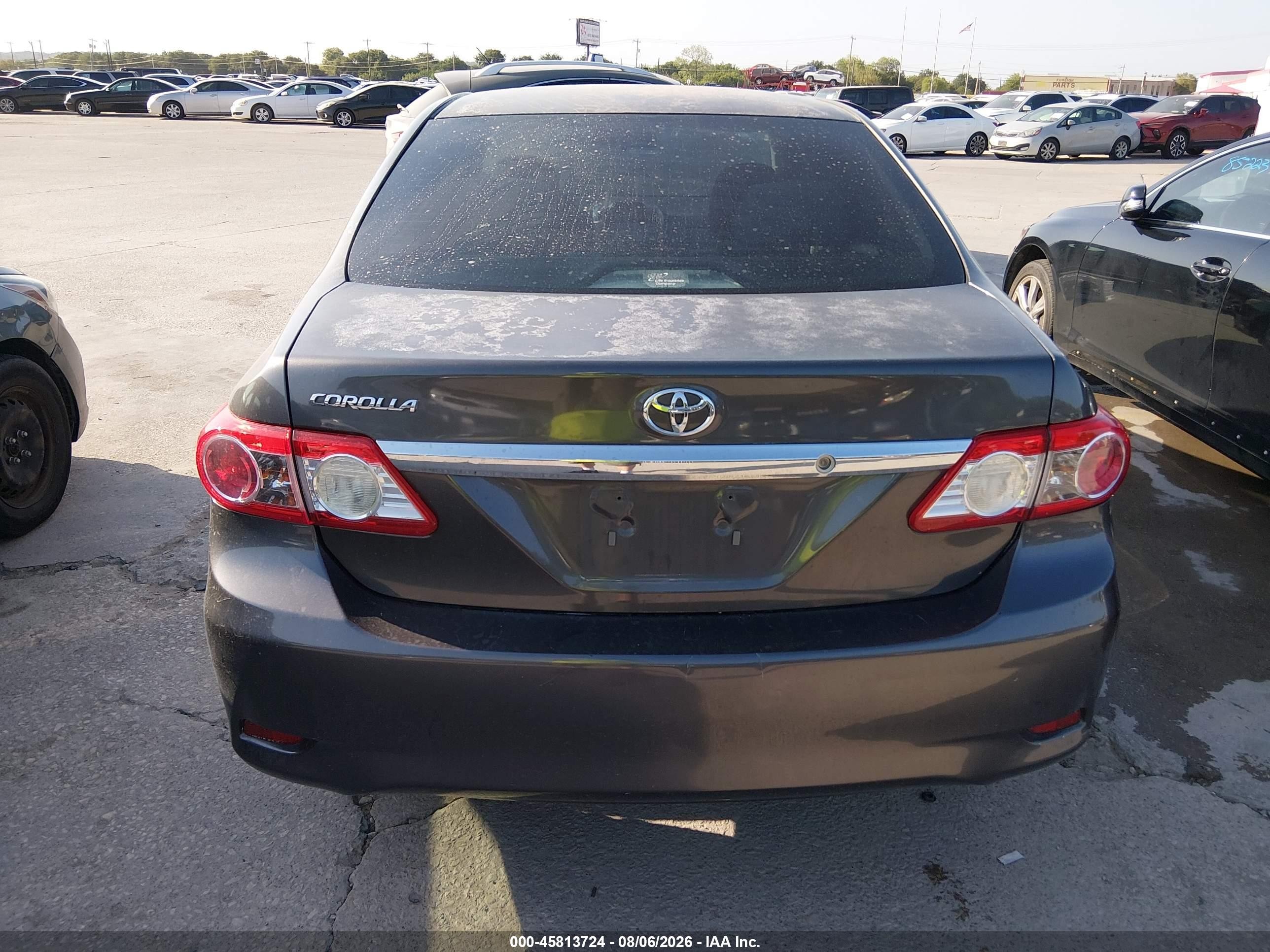 2012 Toyota Corolla L Gray vin: 5YFBU4EE8CP023013