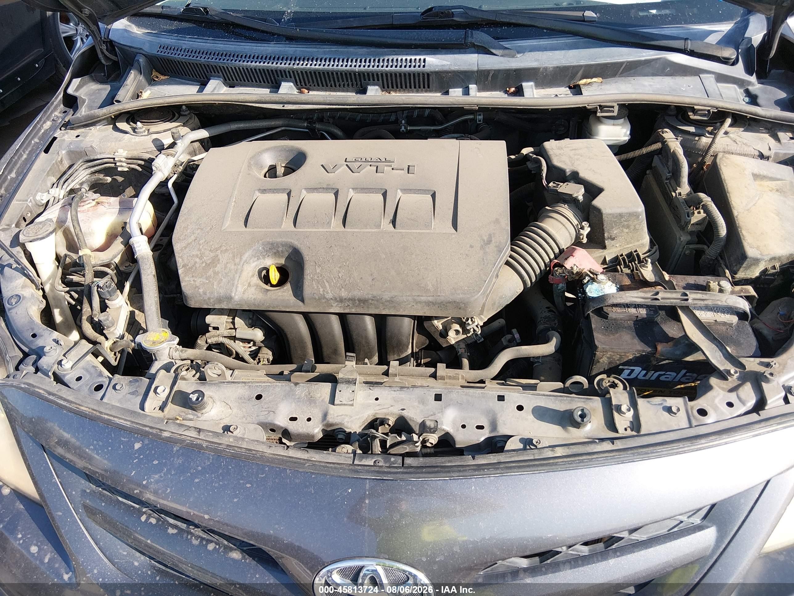 2012 Toyota Corolla L Gray vin: 5YFBU4EE8CP023013